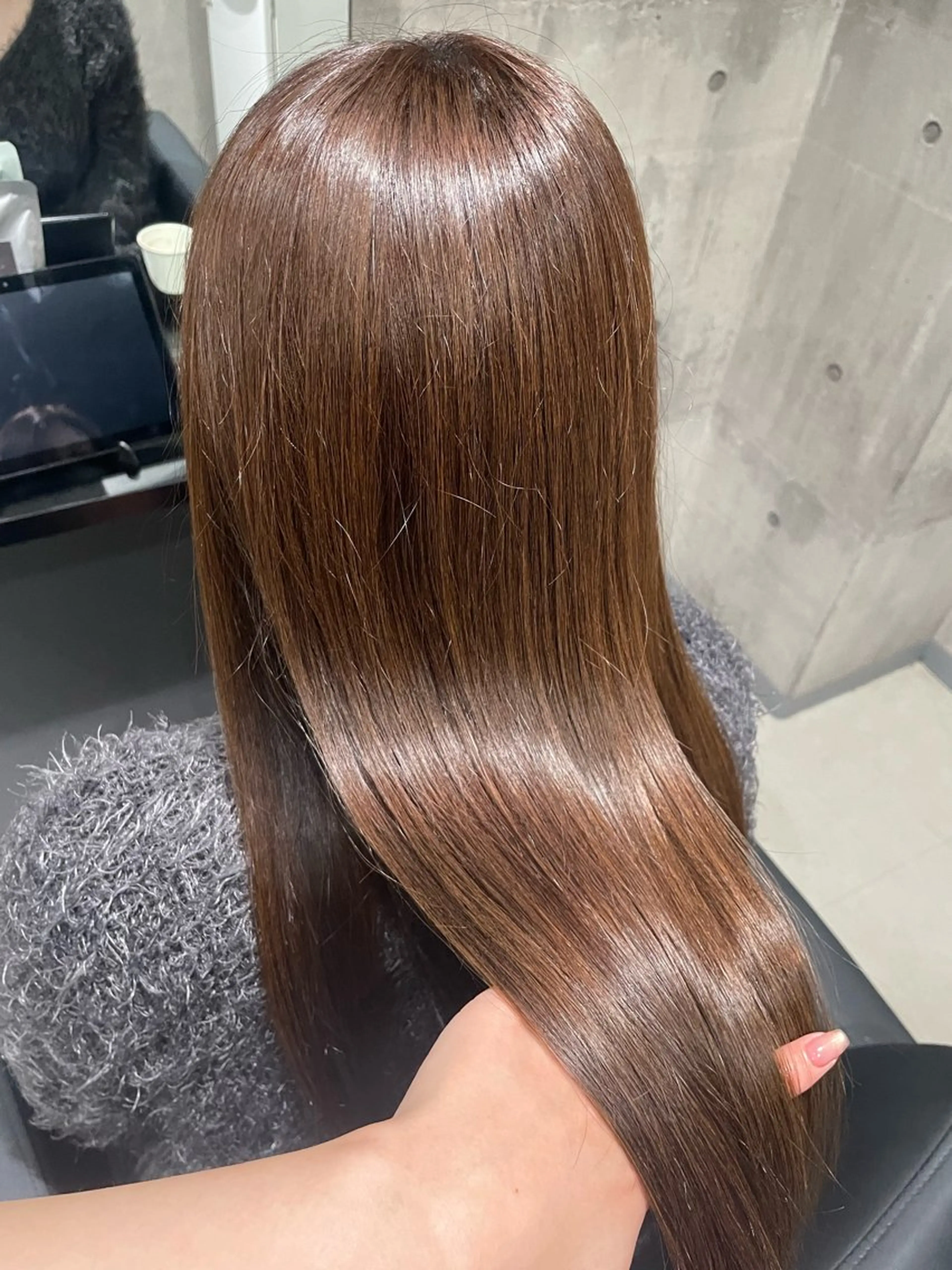 ロング ヘアカラー トリートメント _WHITE京橋所属・_WHITE 佐伯 碧のヘアスタイル