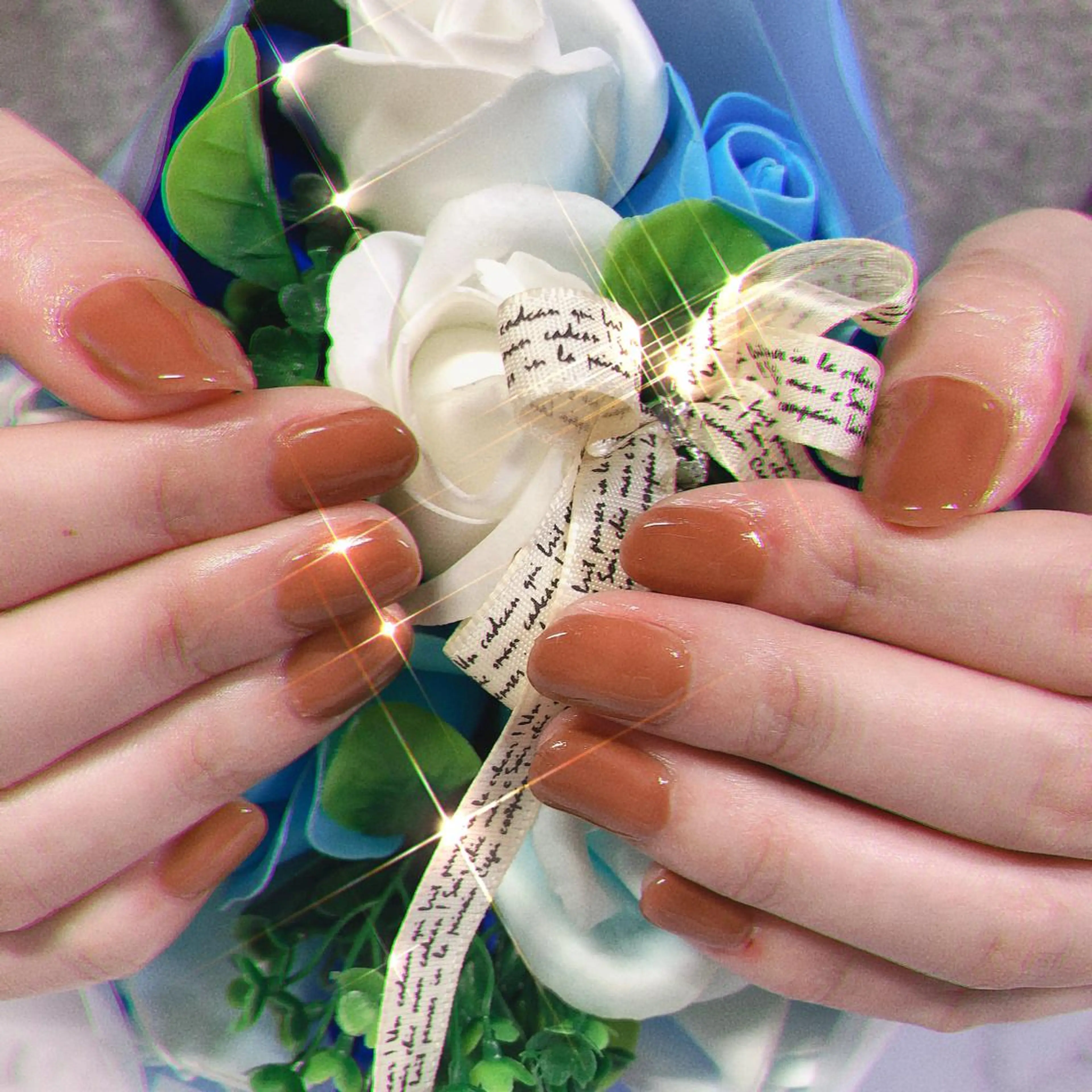 ネイル ワンカラーネイル 奥園 良恵のネイルデザイン