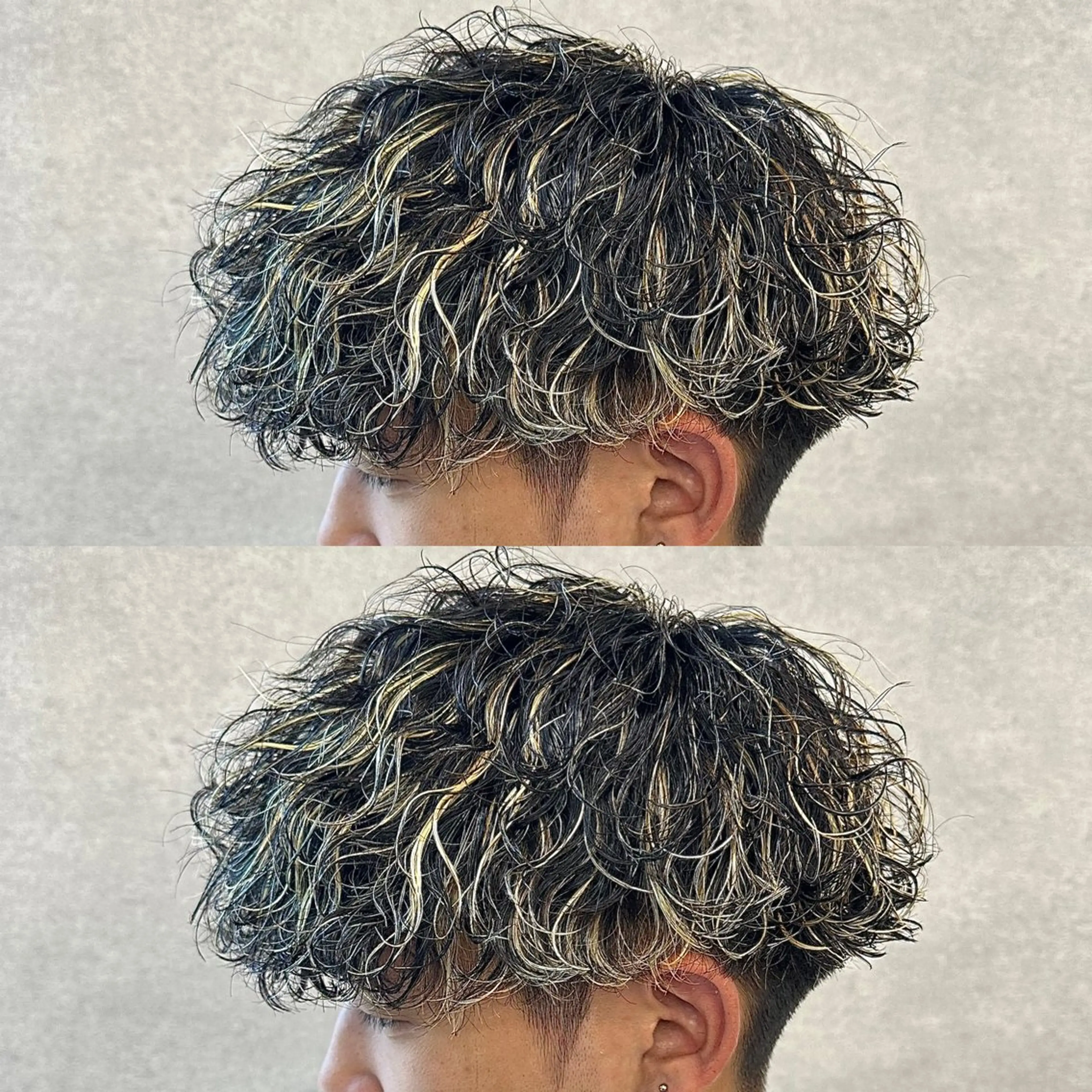 🌊業界屈指🌊波巻きパーマ＋メンズカット🔥（特殊パーマ代込）の写真