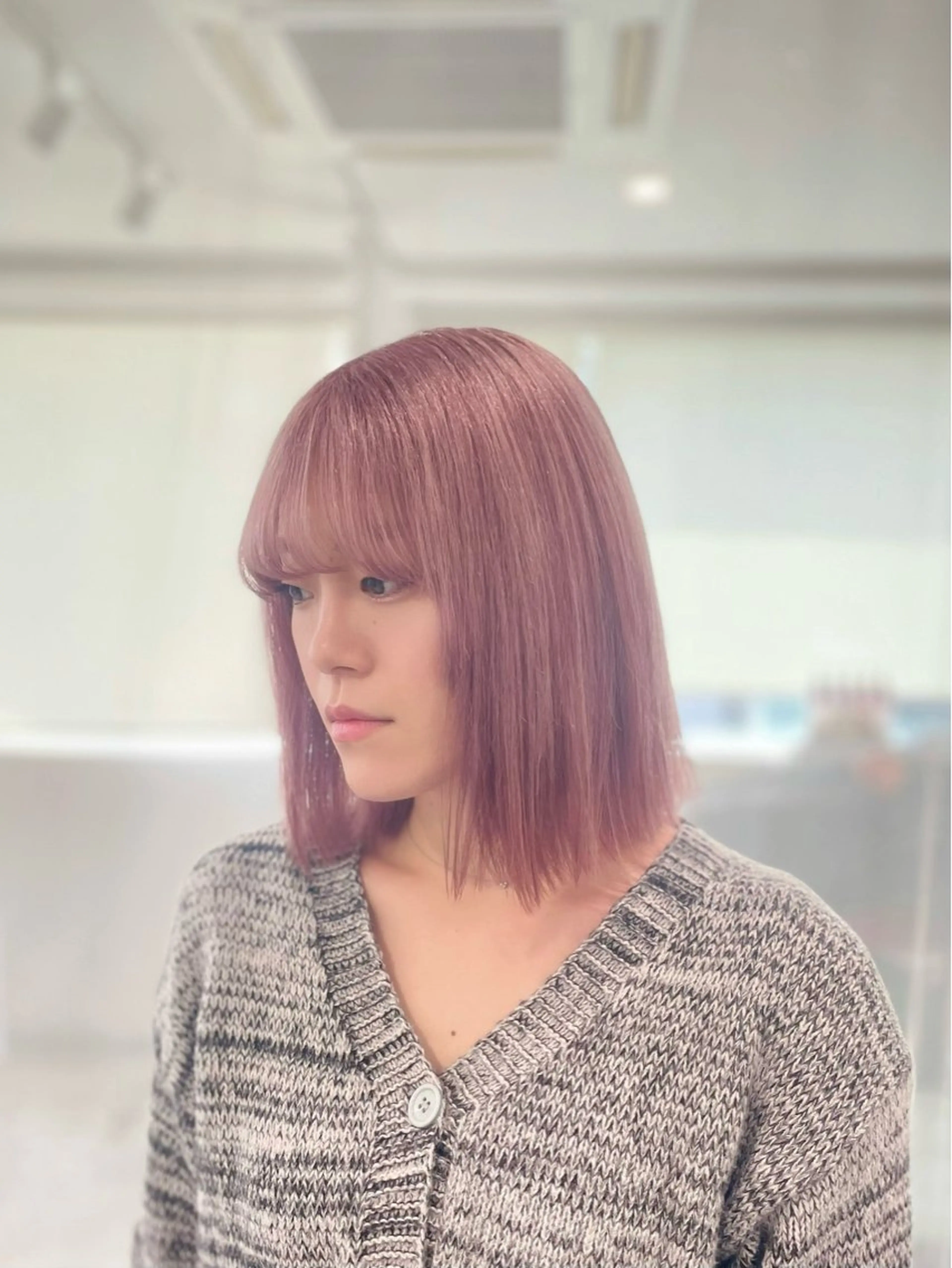 ミディアム カラー ヘアカラー トリートメント GaKu/ハイトーン /ブリーチ/ブロンドのヘアスタイル