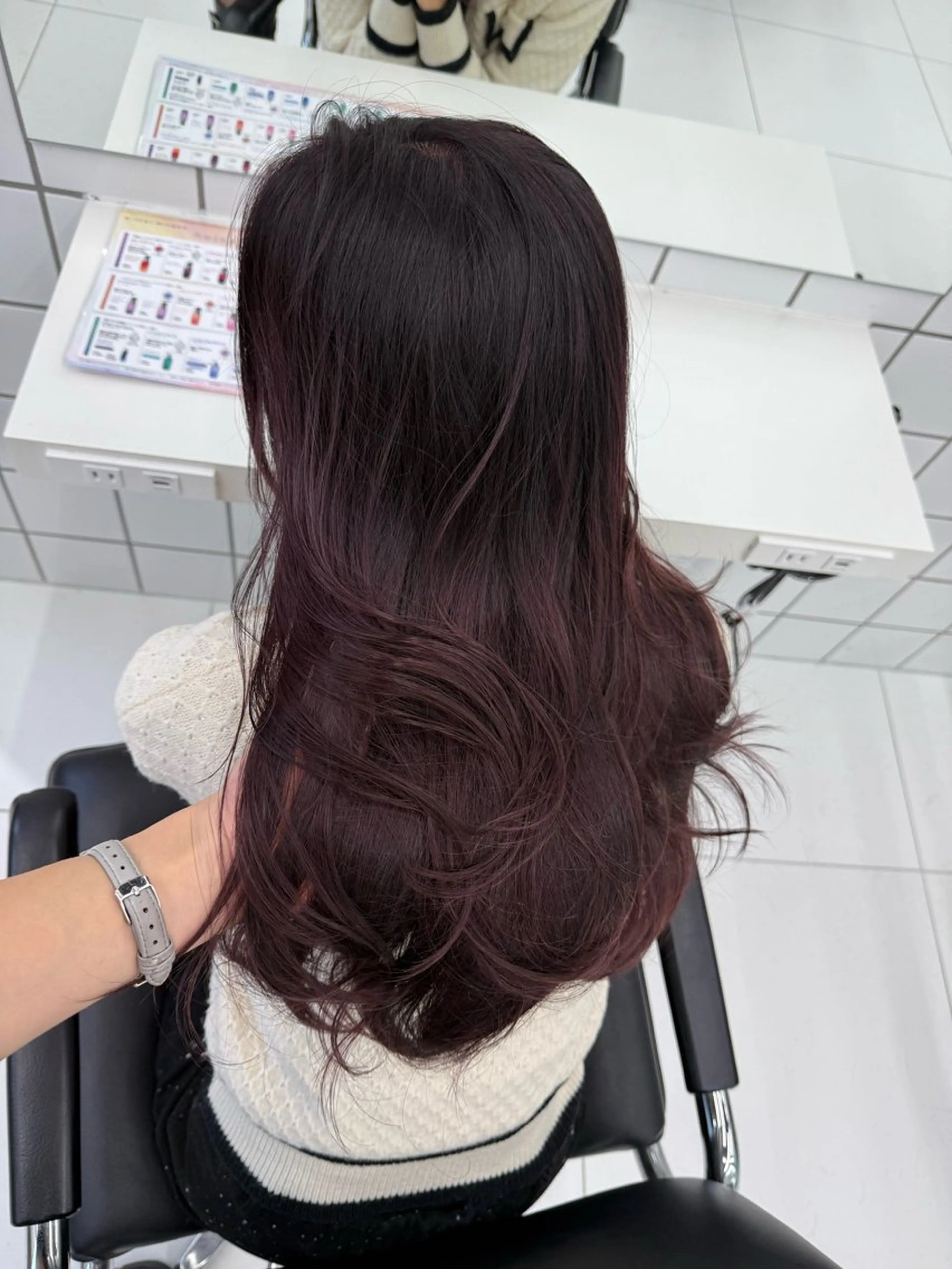 ロング カラー 𝑨𝑲𝑶 🍒/ 暖色カラーのヘアスタイル