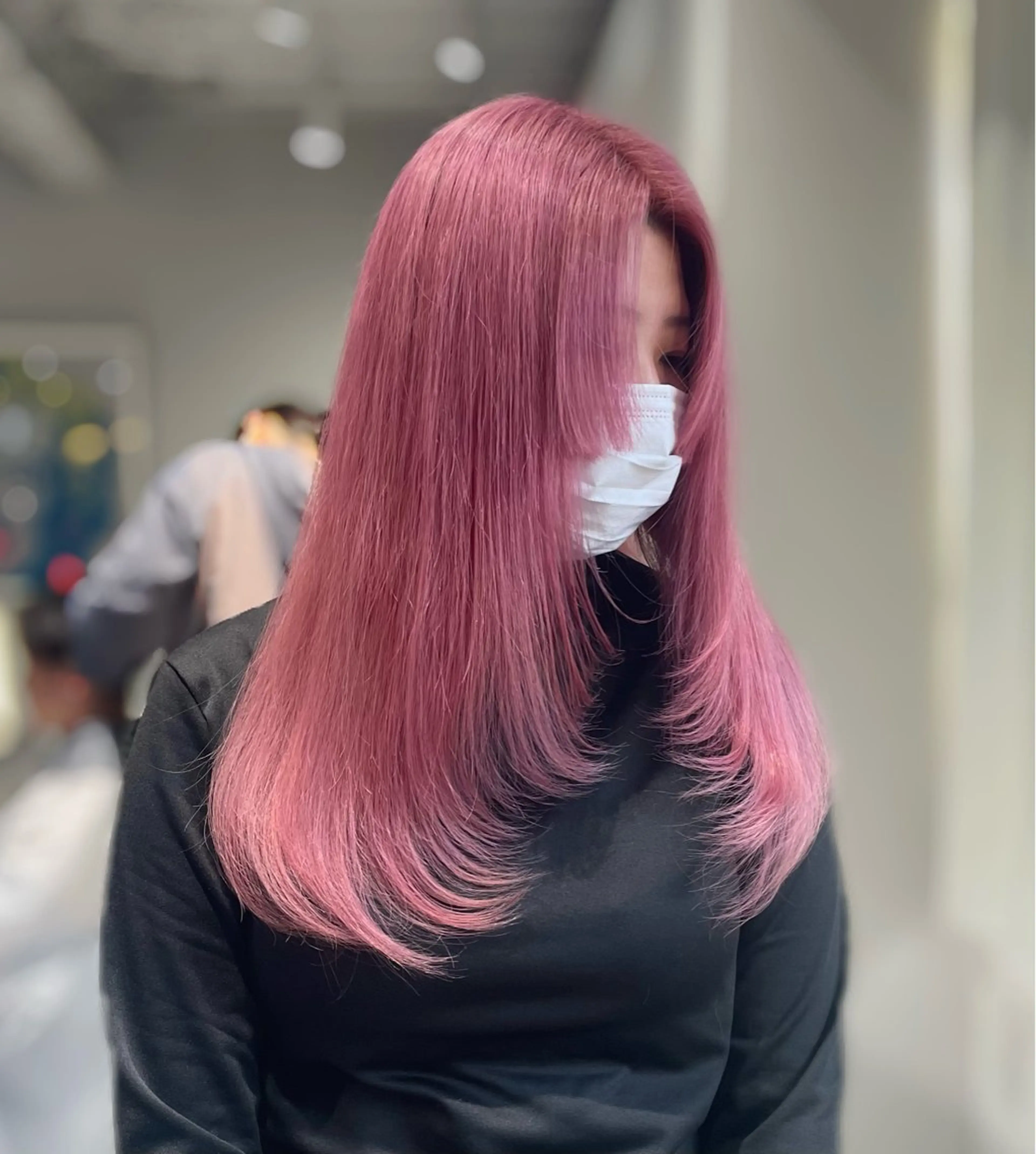 ロング カラー カット ヘアカラー トリートメント 💝透明感/ブリーチ /れい💝のヘアスタイル