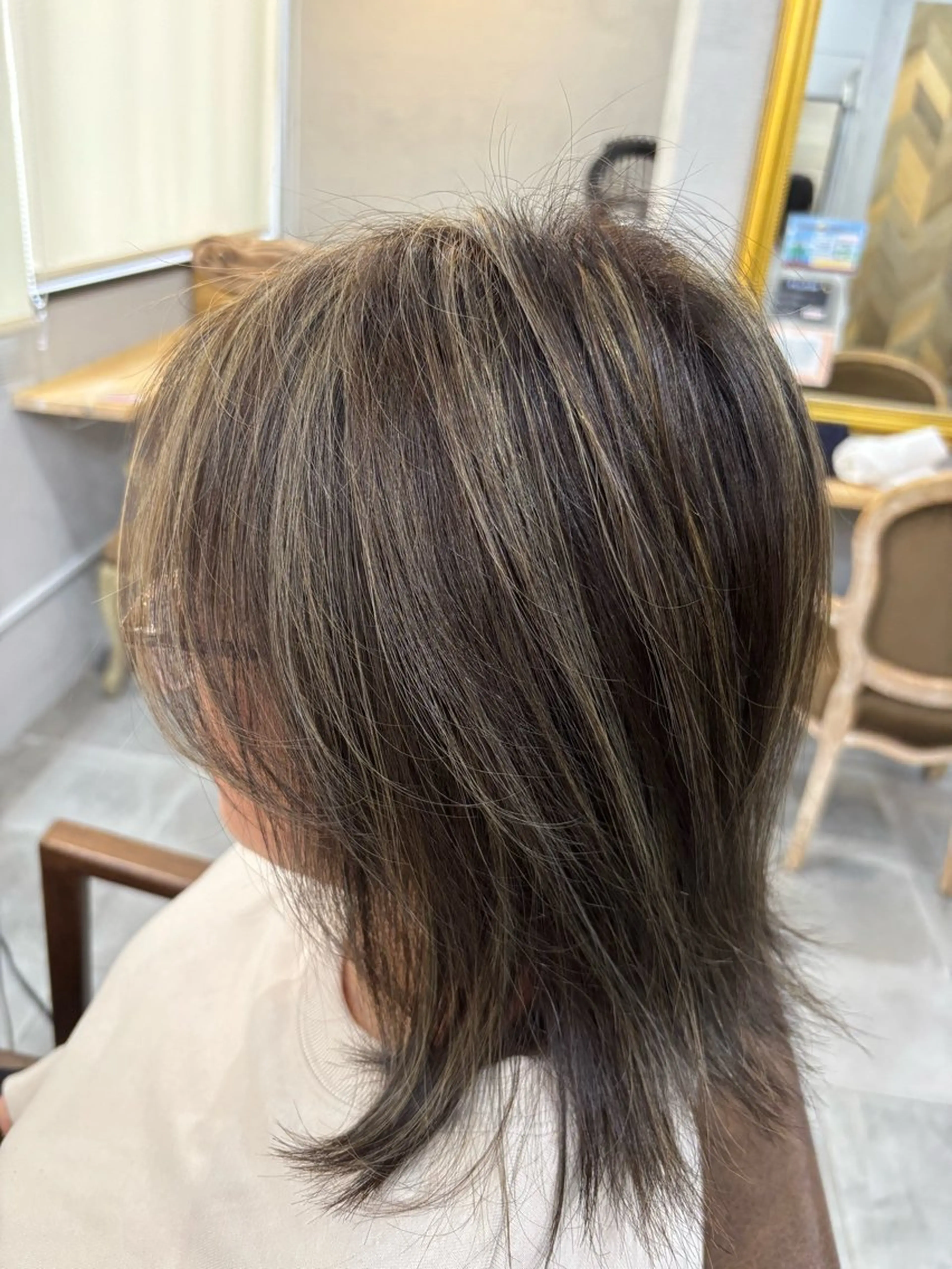 ミディアム カラー カット ヘアカラー トリートメント ❄️中野侑香❄️ ハイライト/ブリーチのヘアスタイル