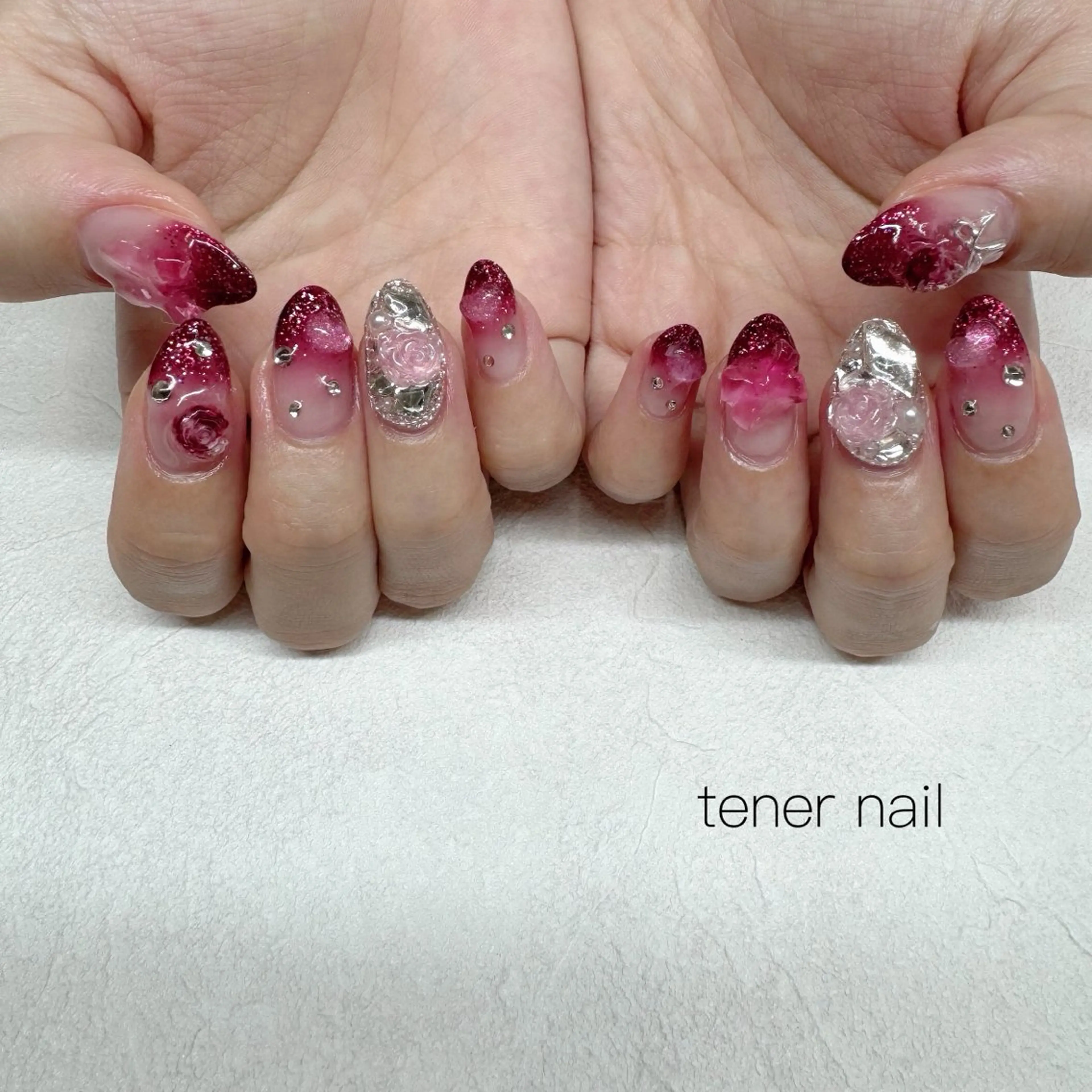 ネイル グラデーション ハンドネイル tener  nail  テネルネイル所属・テネルネイル tener nailのネイルデザイン