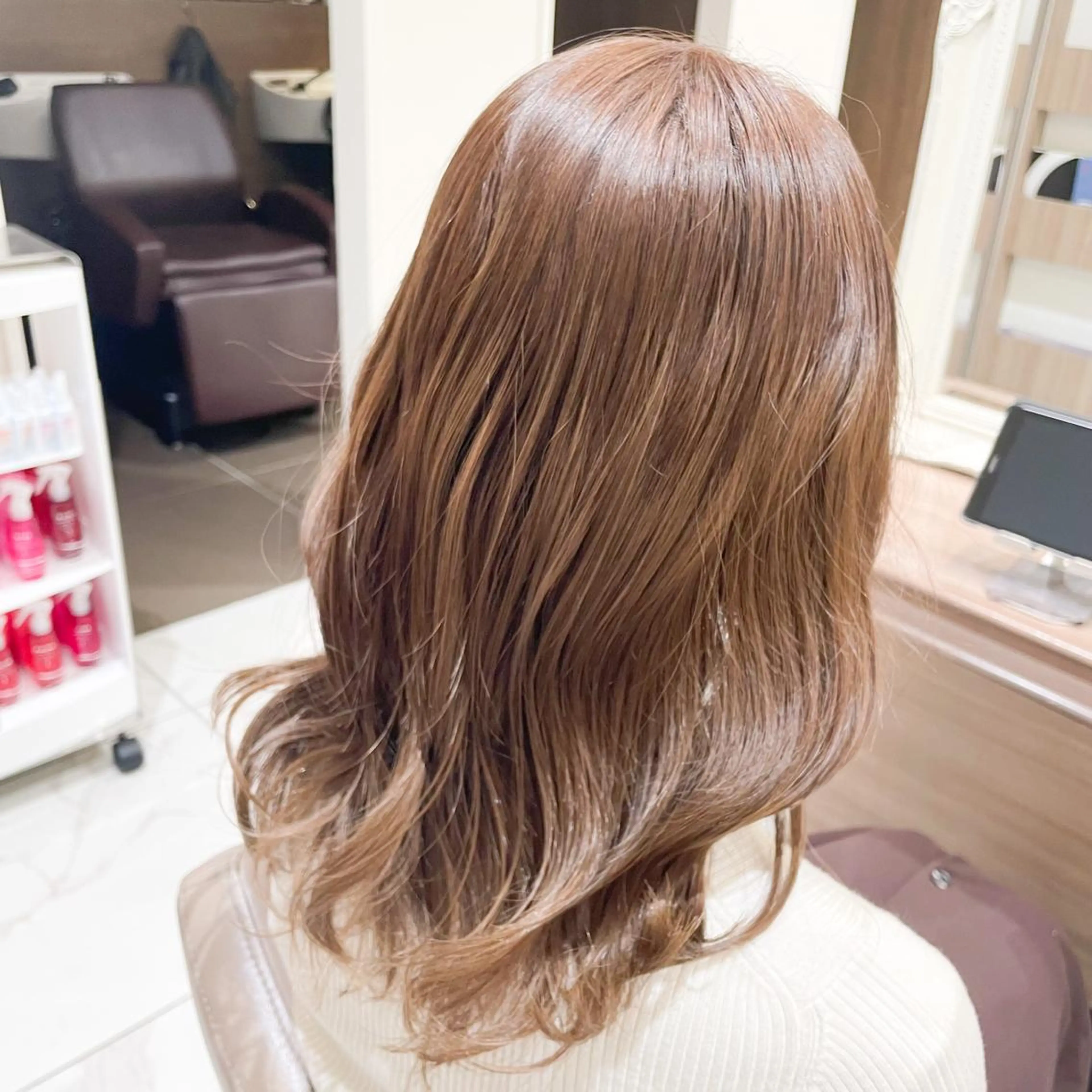 セミロング Aujuaソムリエ/ HARUNO/艶髪のヘアスタイル