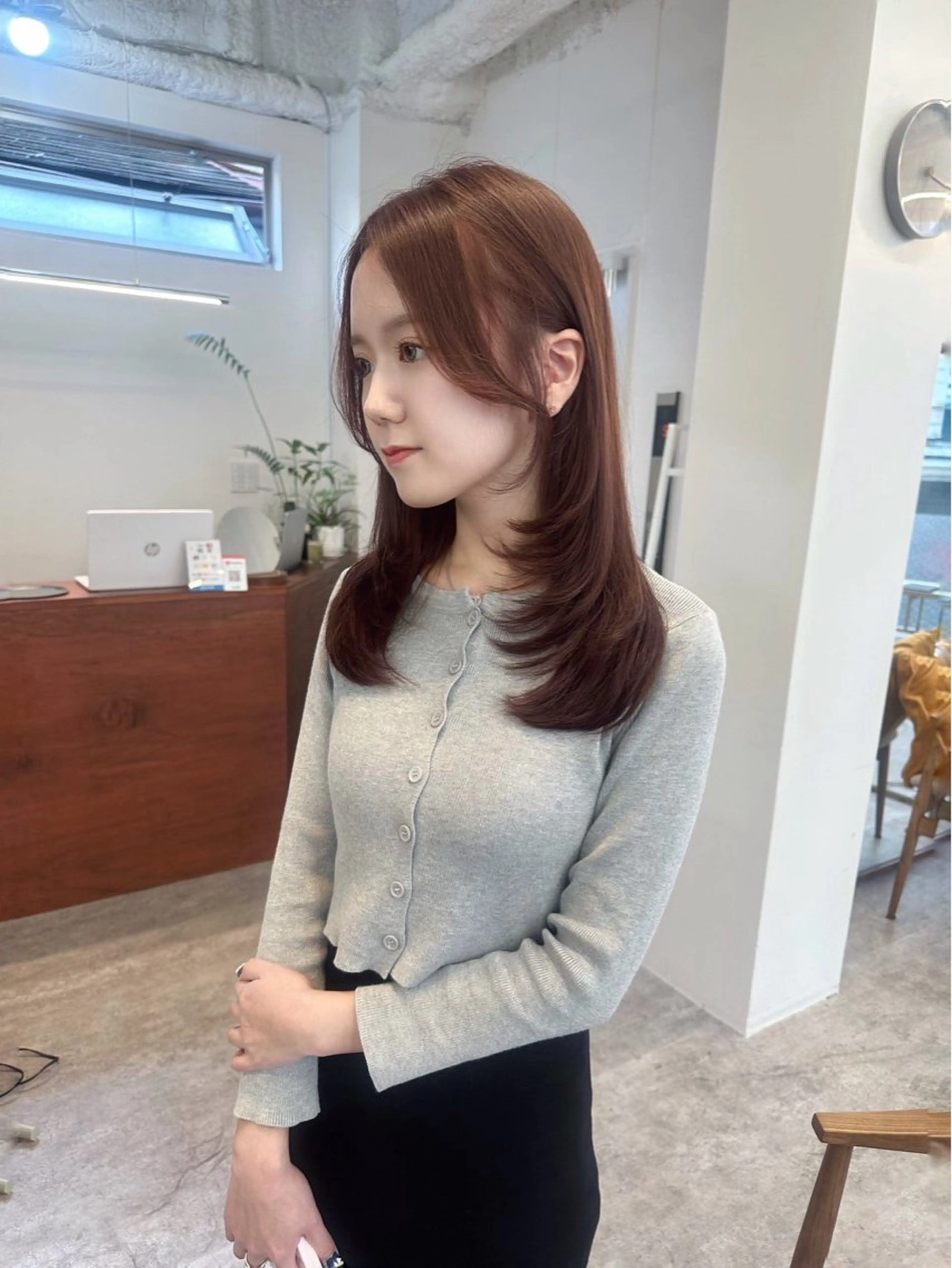 セミロング 髪質改善 トリートメント 酸熱トリートメント YUZA grow hair所属・Luca/ルカ 🫐のヘアスタイル