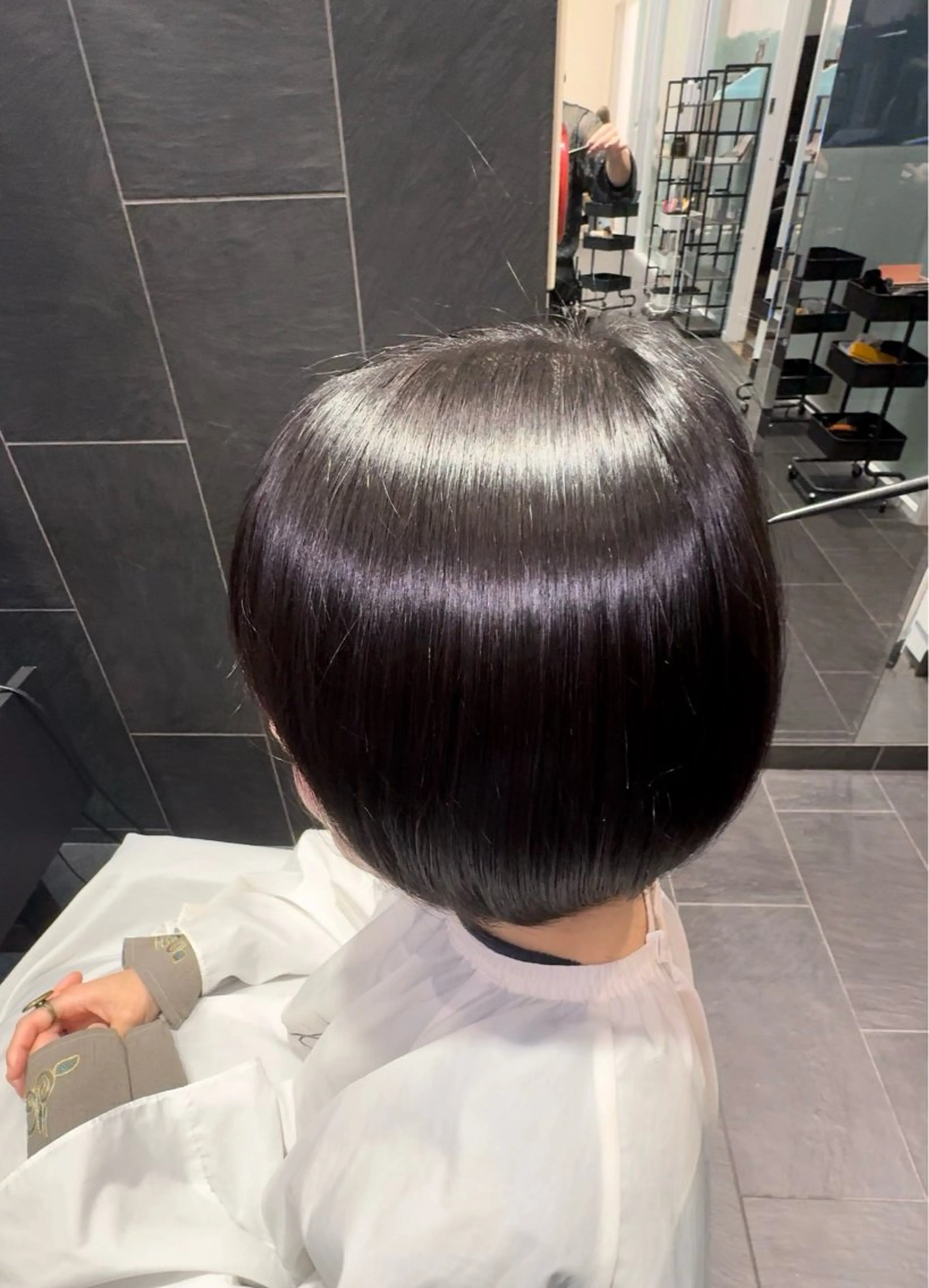 【✨ワンランク上の艶髪へ✨】カット+髪質改善美髪ストレート【✨ショート限定✨】の写真