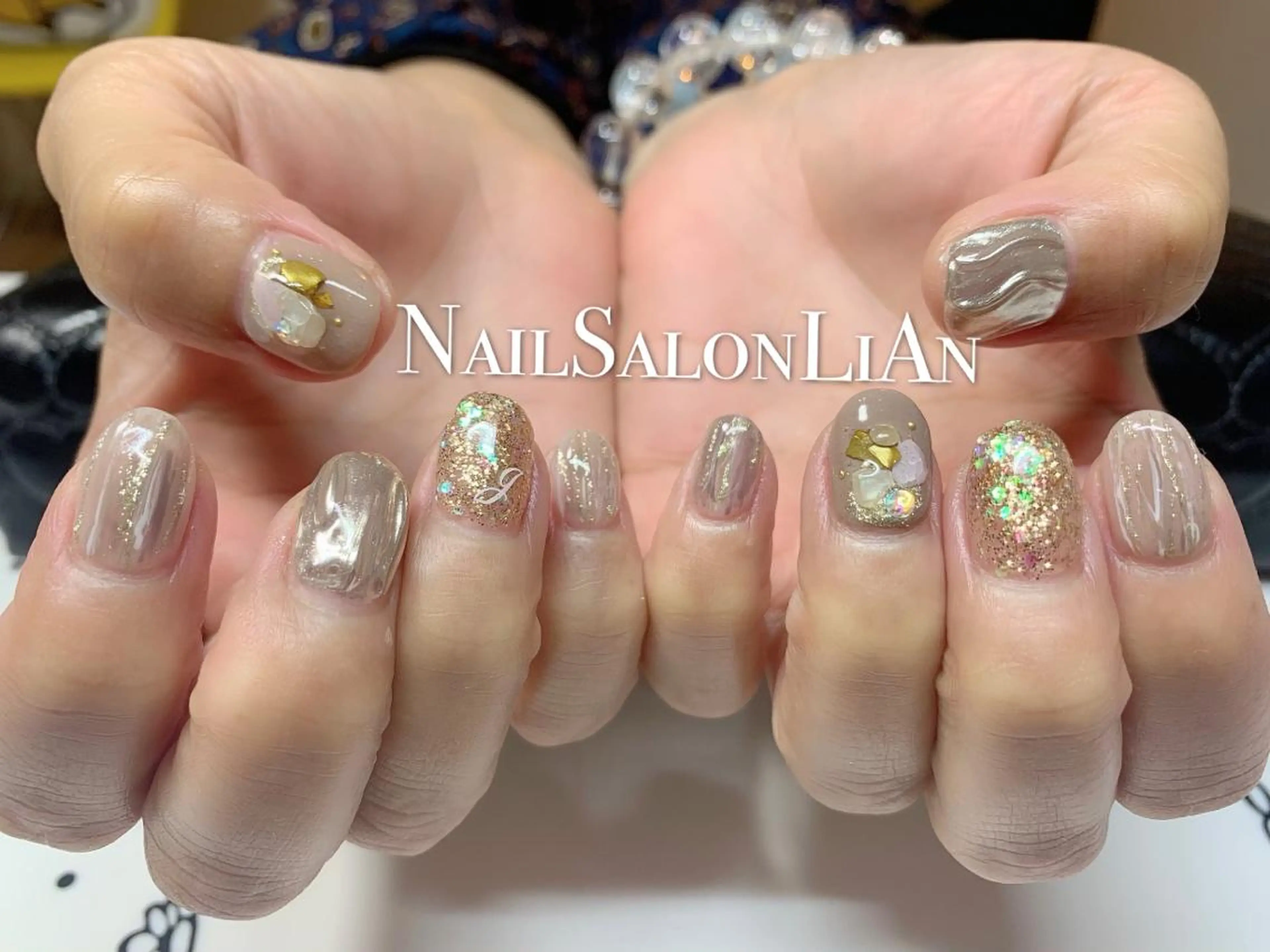 ネイル 持ち込み ハンドネイル NailSalon LiAnのネイルデザイン