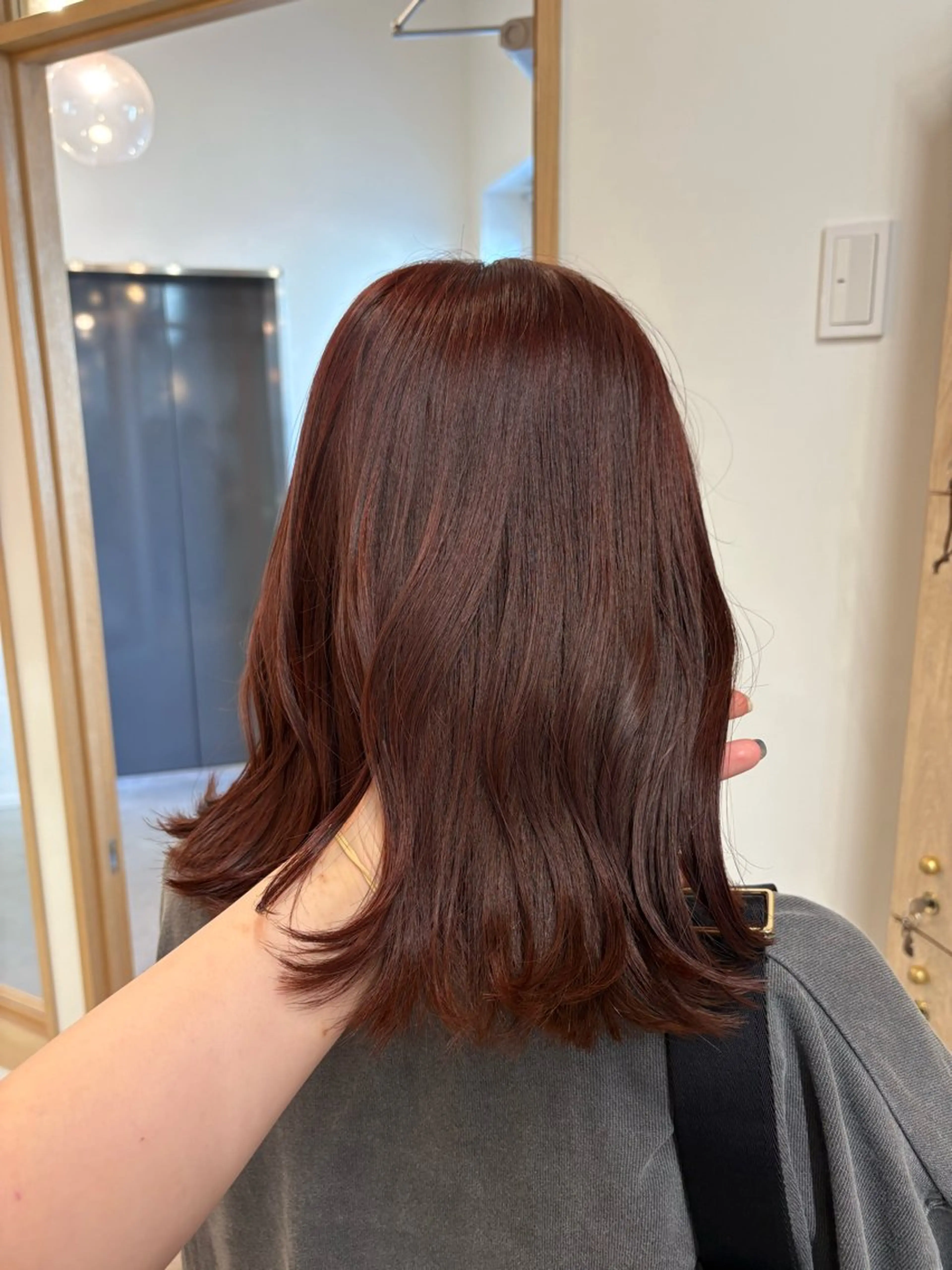 ミディアム ヘアカラー sanae /透明感カラーのヘアスタイル