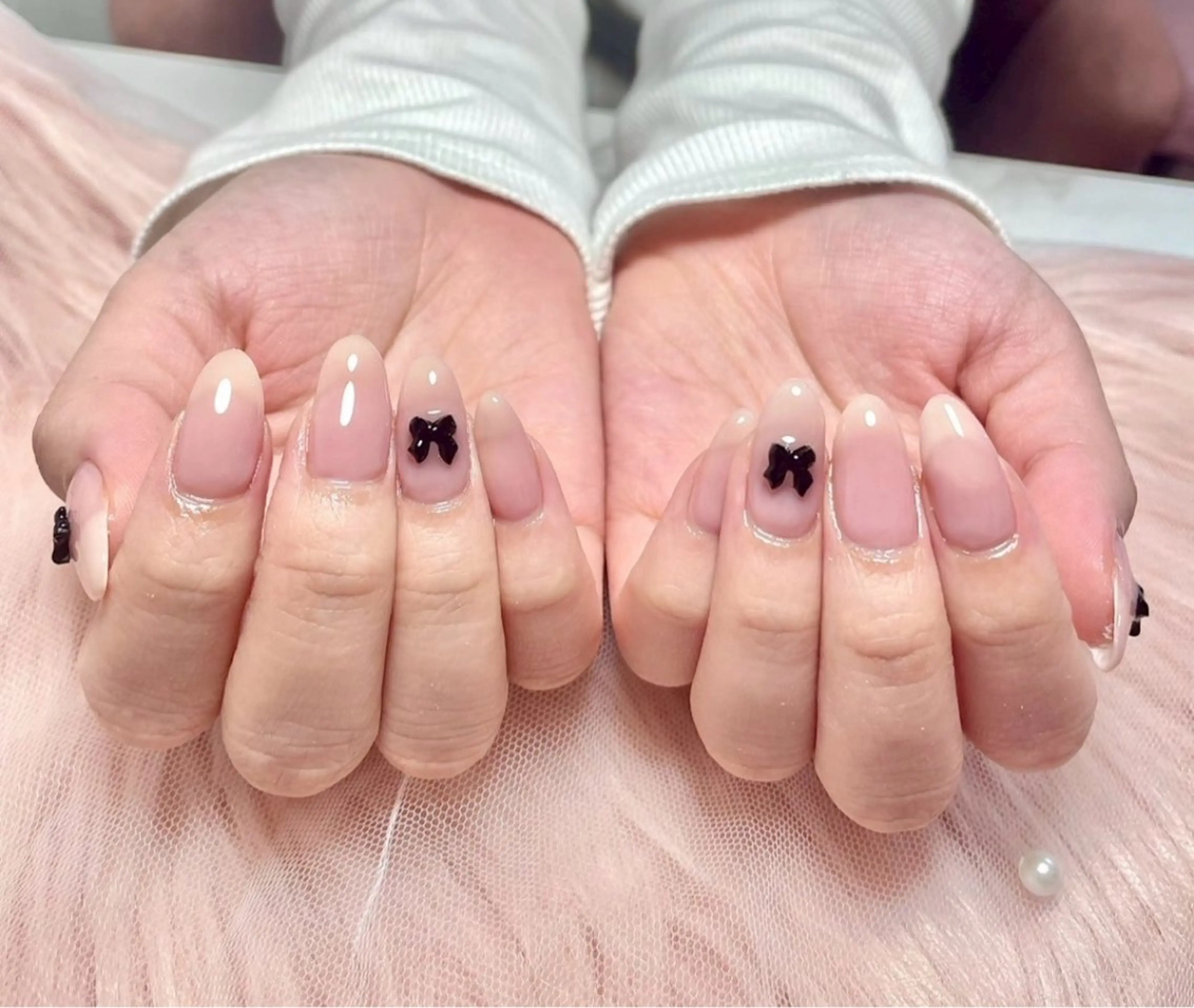 ネイル シンプルネイル Lowé所属・Lowé みるくのネイルデザイン