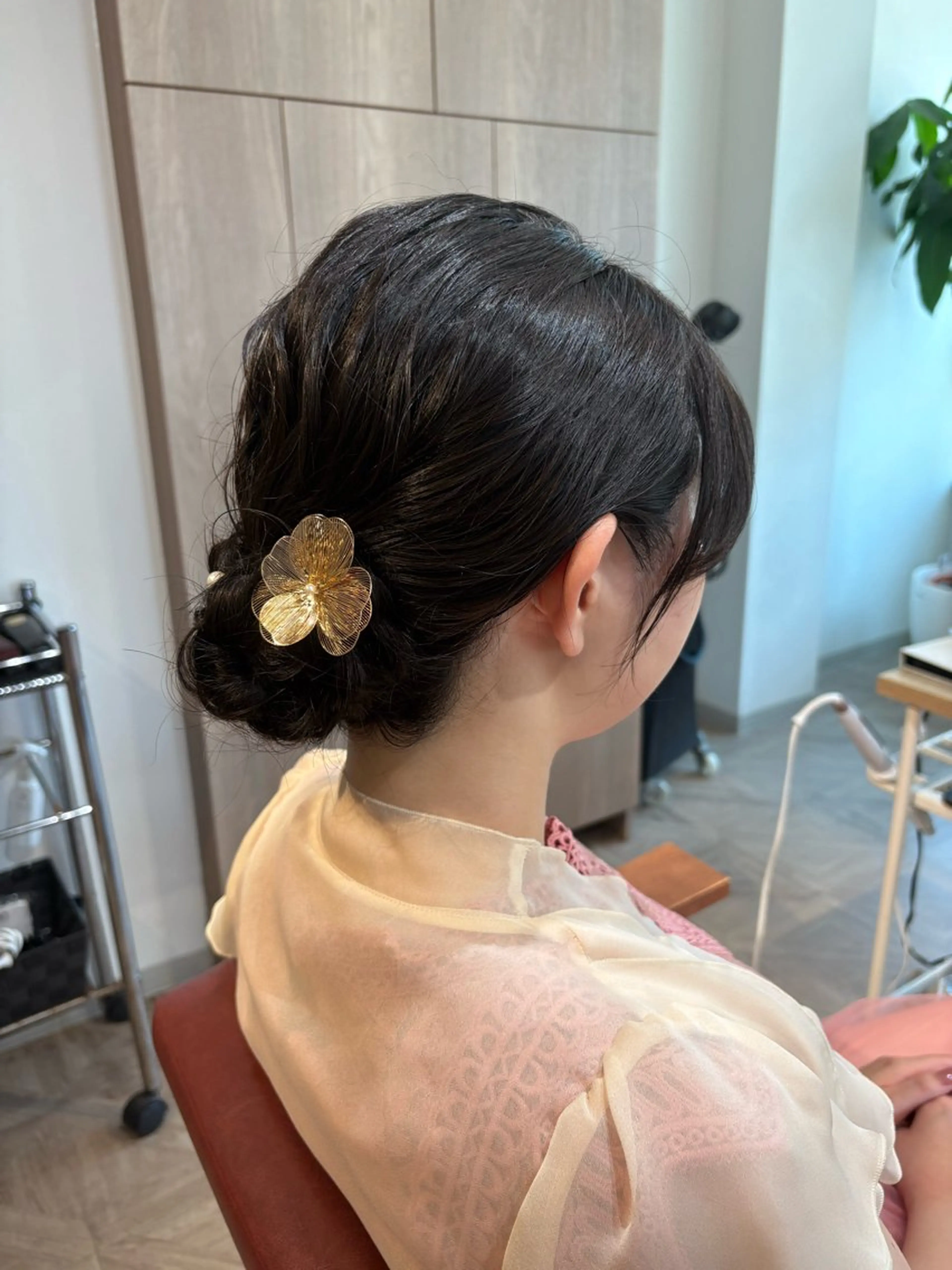ヘアアレンジ 檜山 知可子のヘアスタイル
