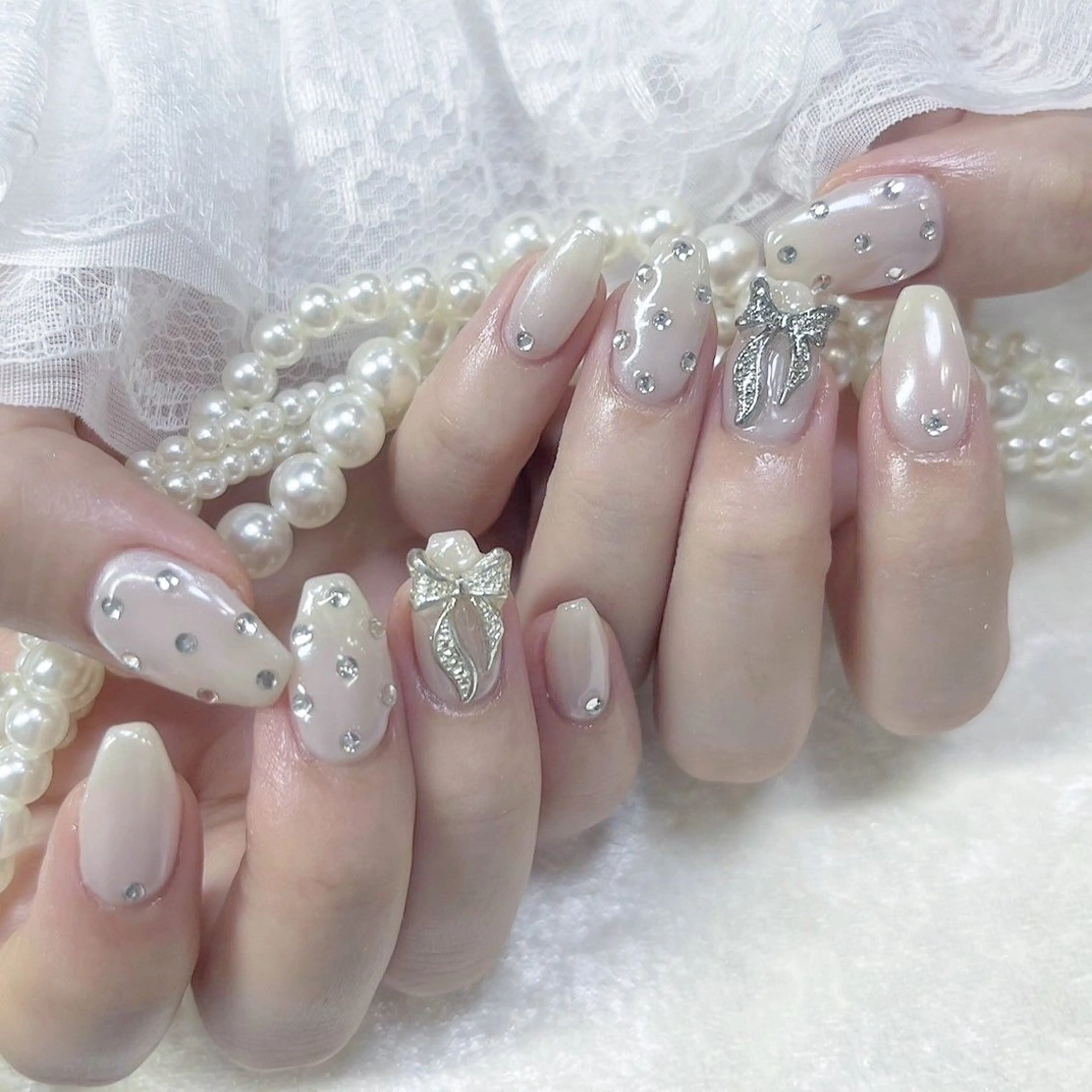 ネイル アートネイル 長さ出し フットネイル 韓国ネイル マグネットネイル ハンドネイル Kanako 💫のネイルデザイン