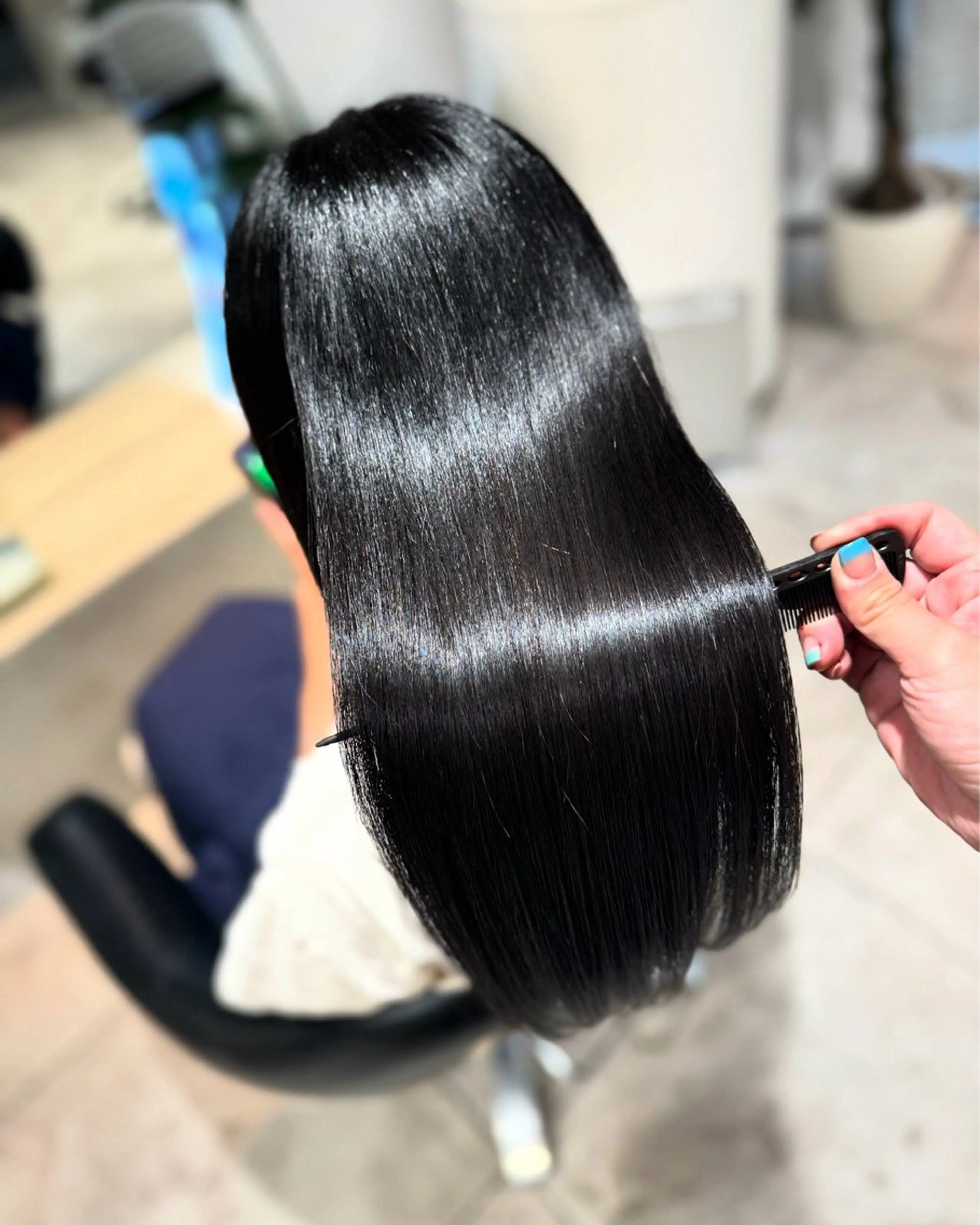 ロング カラー cue所属・石和茉由香/カラー /パーマ/縮毛矯正のヘアスタイル