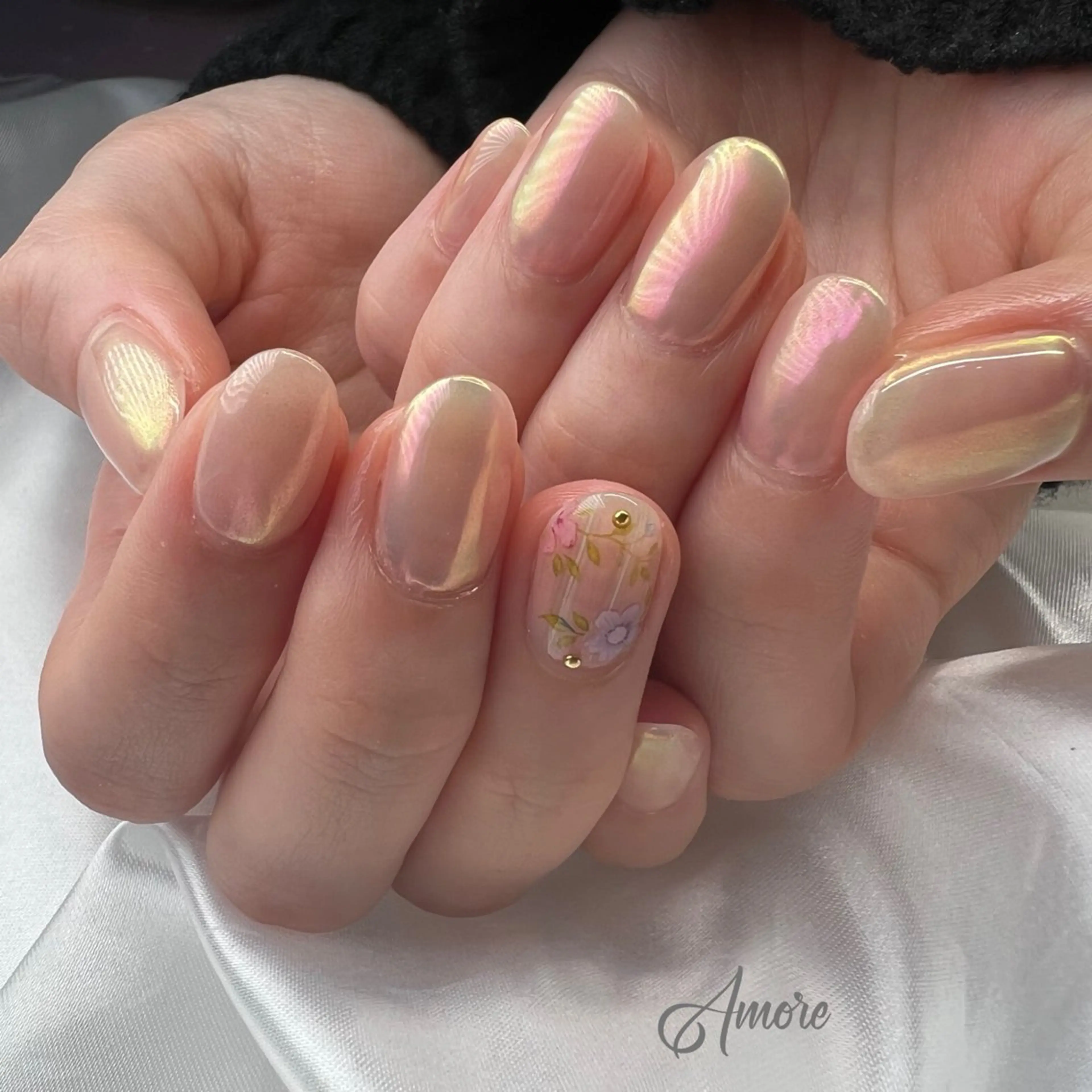 ネイル ジェルネイル キラキラネイル 韓国ネイル マグネットネイル パラジェル You kyehwaのネイルデザイン