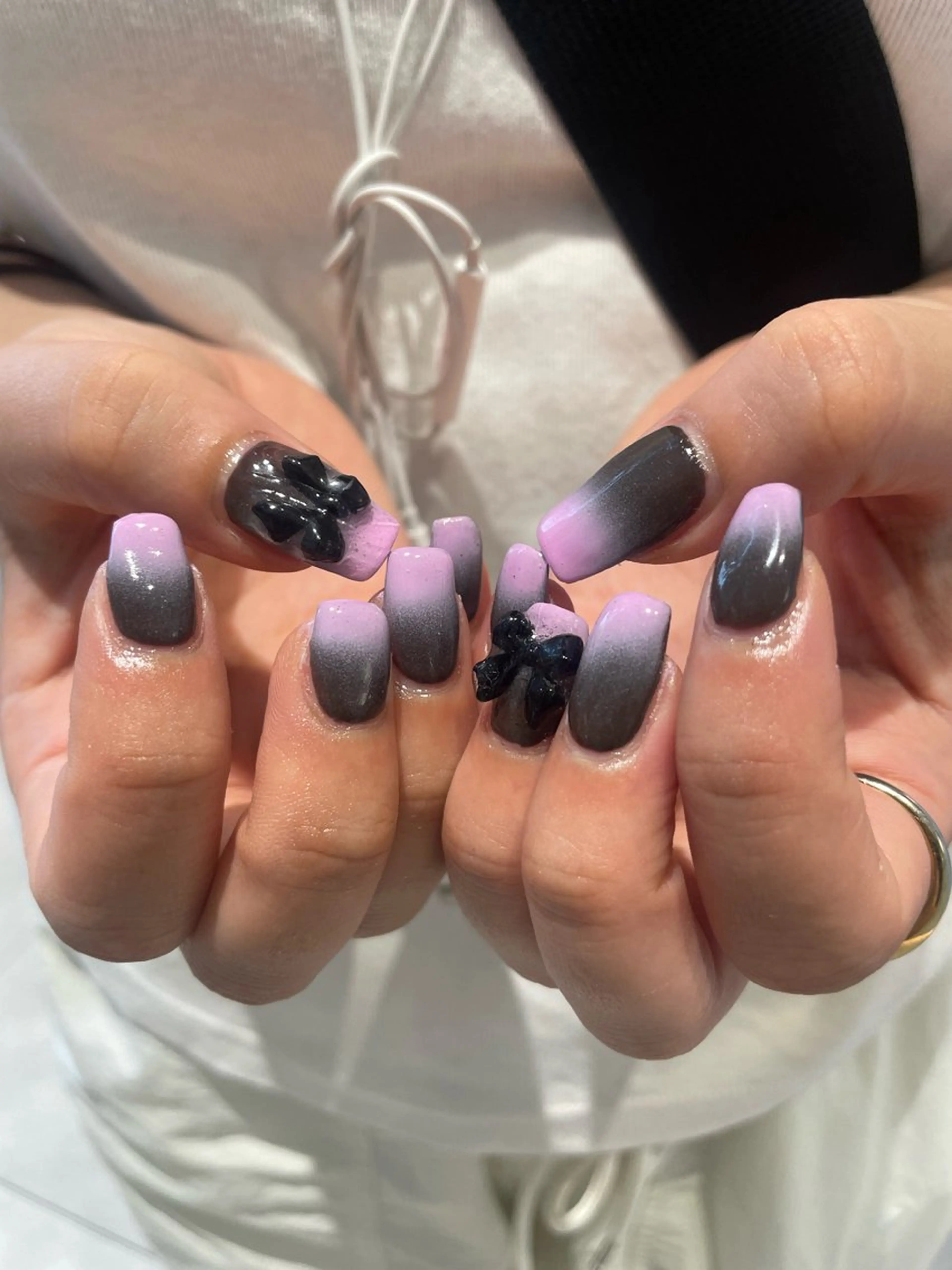 ネイル グラデーション ハンドネイル hair&nail ☯️アイリ☯️のネイルデザイン