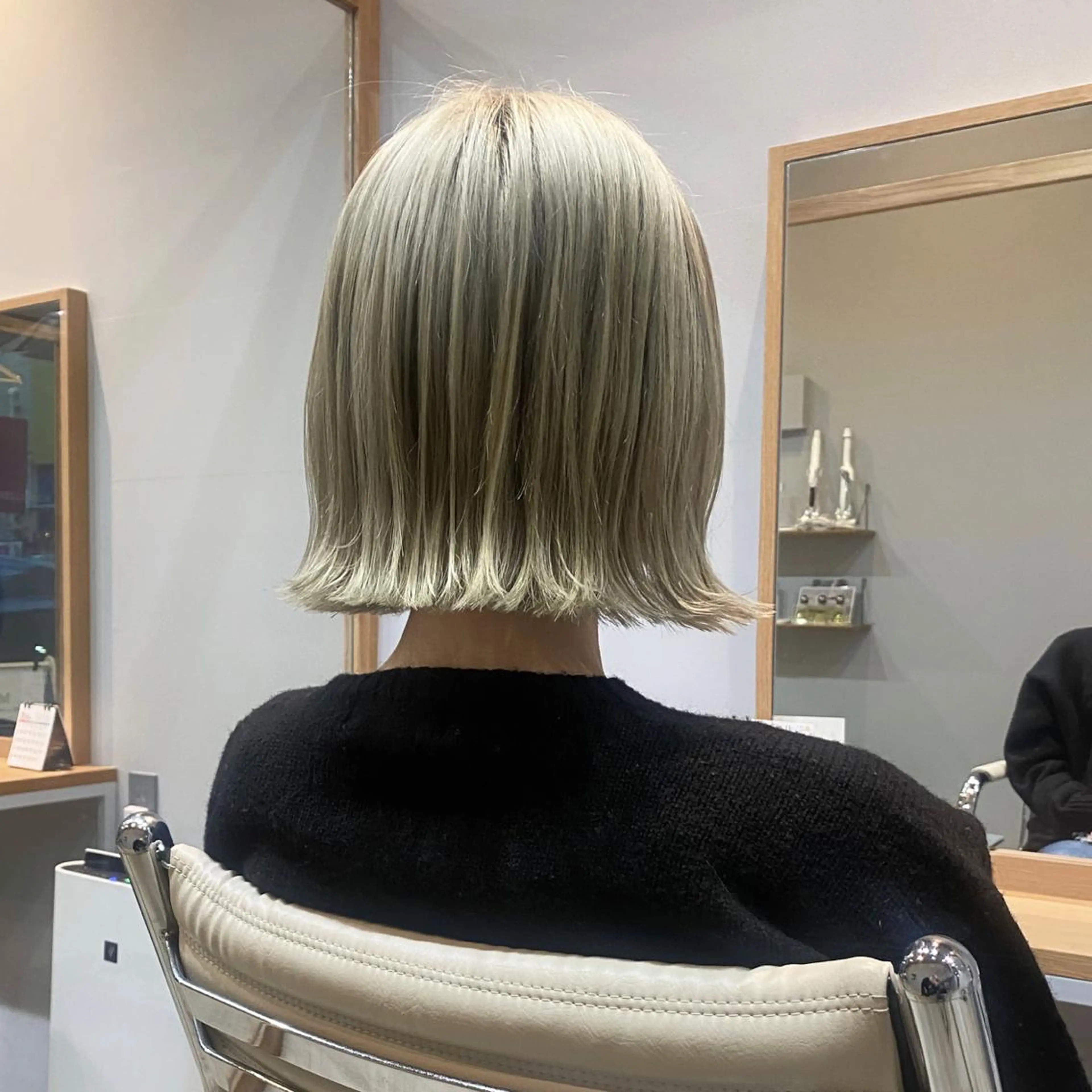 ショート 切りっぱなしボブ ボブ カット F-card所属・shiga mariaのヘアスタイル