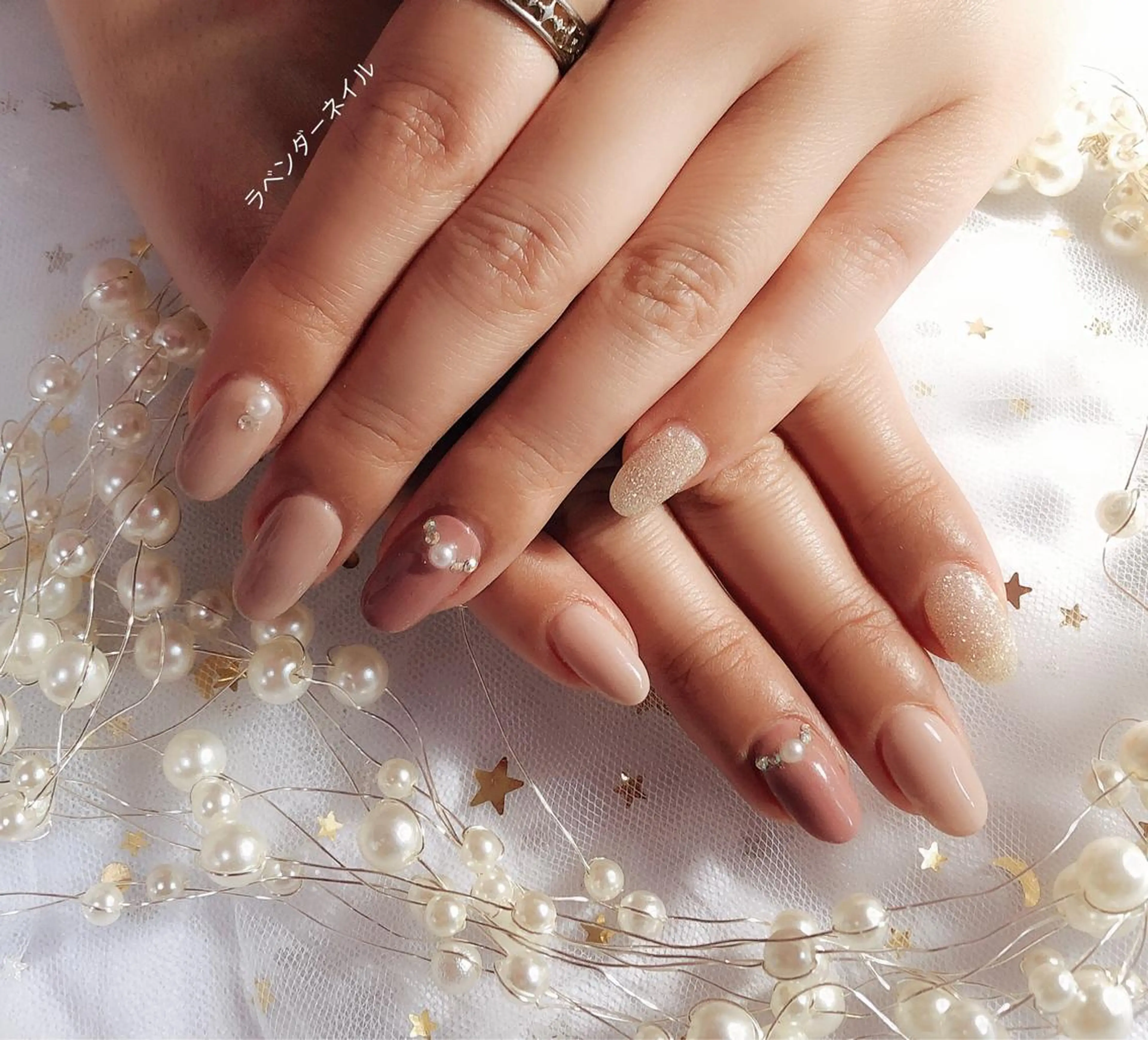 ネイル ラベンダー💖日暮里 ルル💖ネイルのネイルデザイン