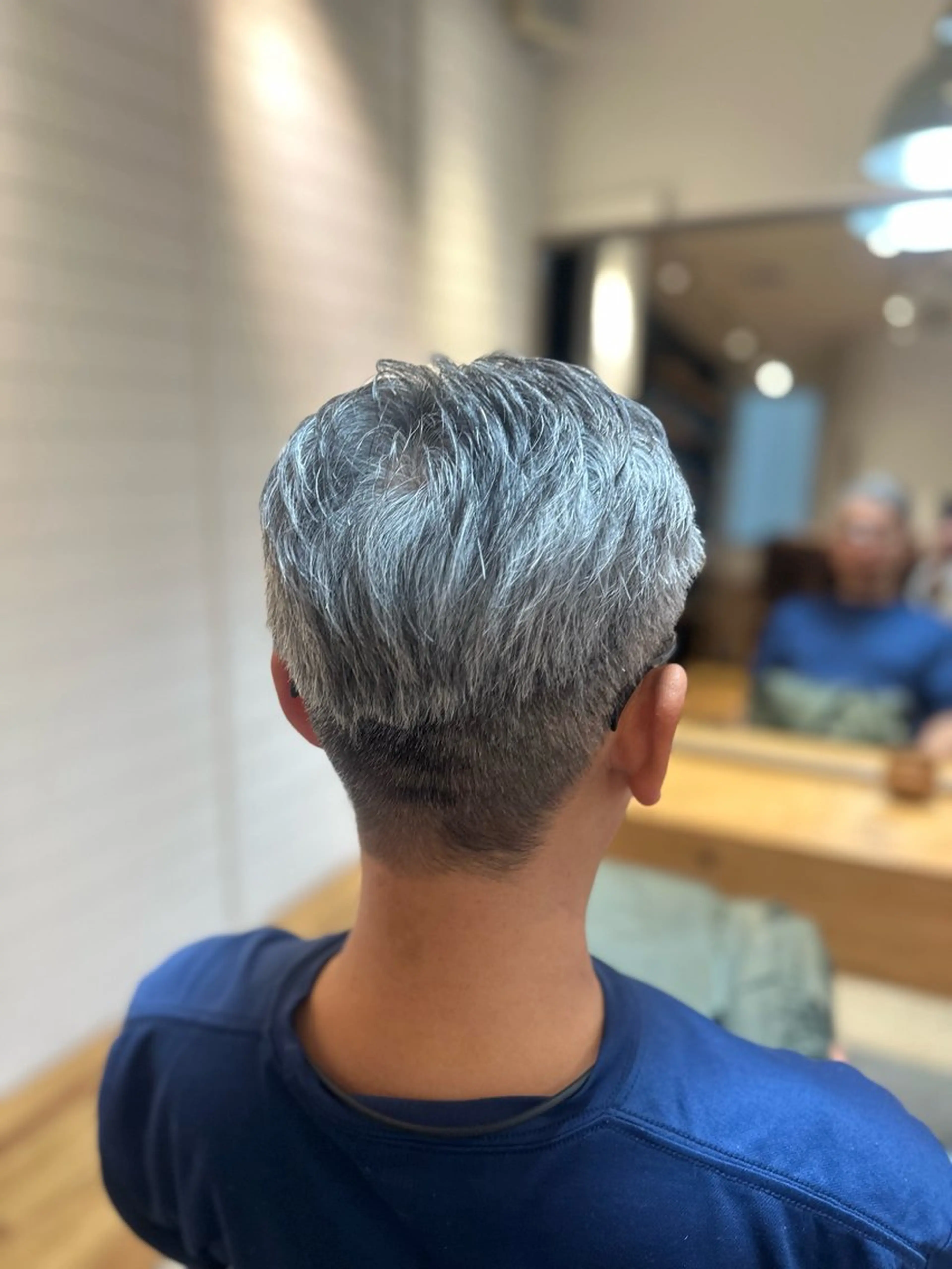 メンズ カット ブリーチカラー/ 透明感/aika¨̮のヘアスタイル