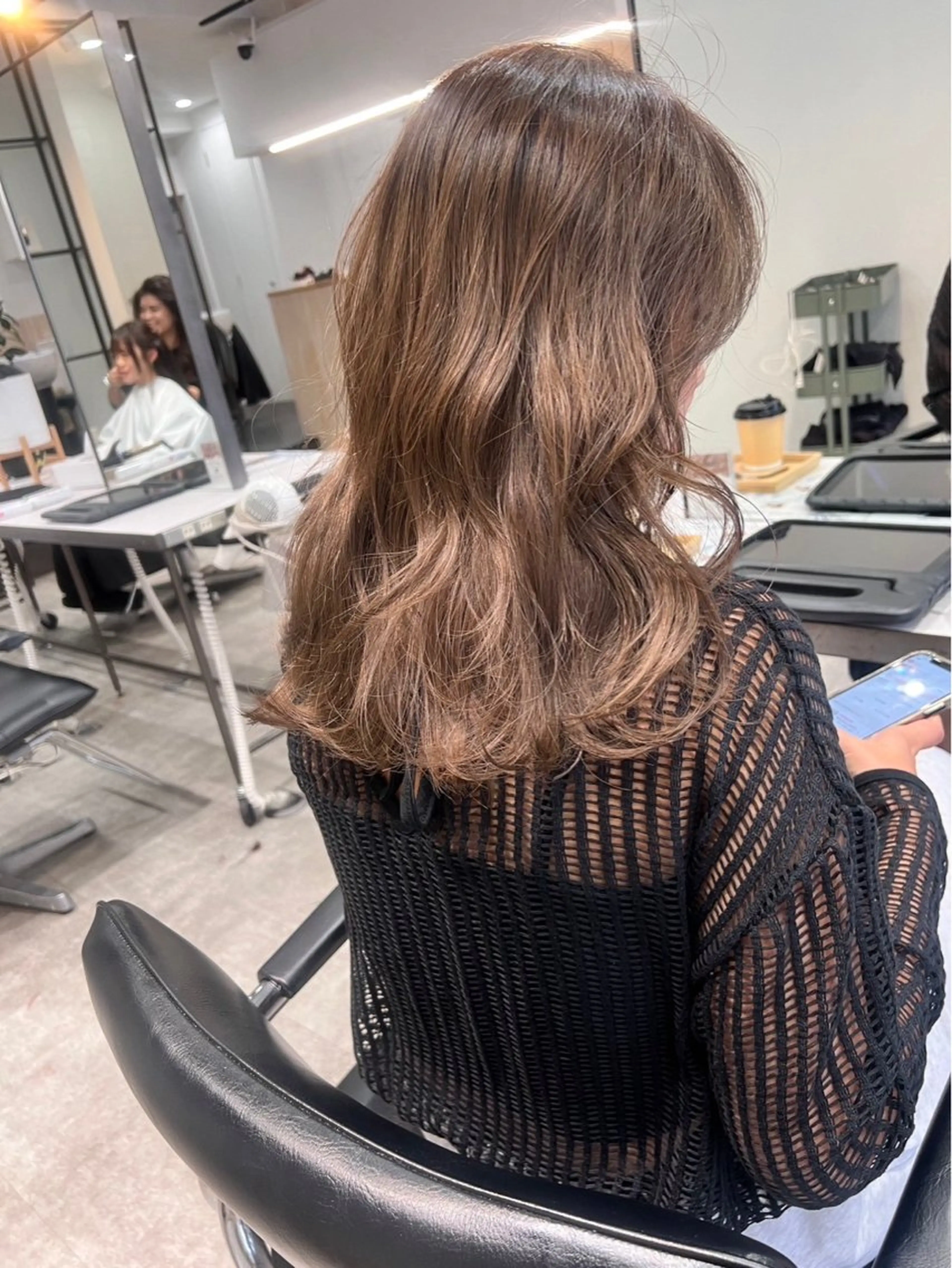 ミディアム #ブリーチカラー Yuikaのヘアスタイル