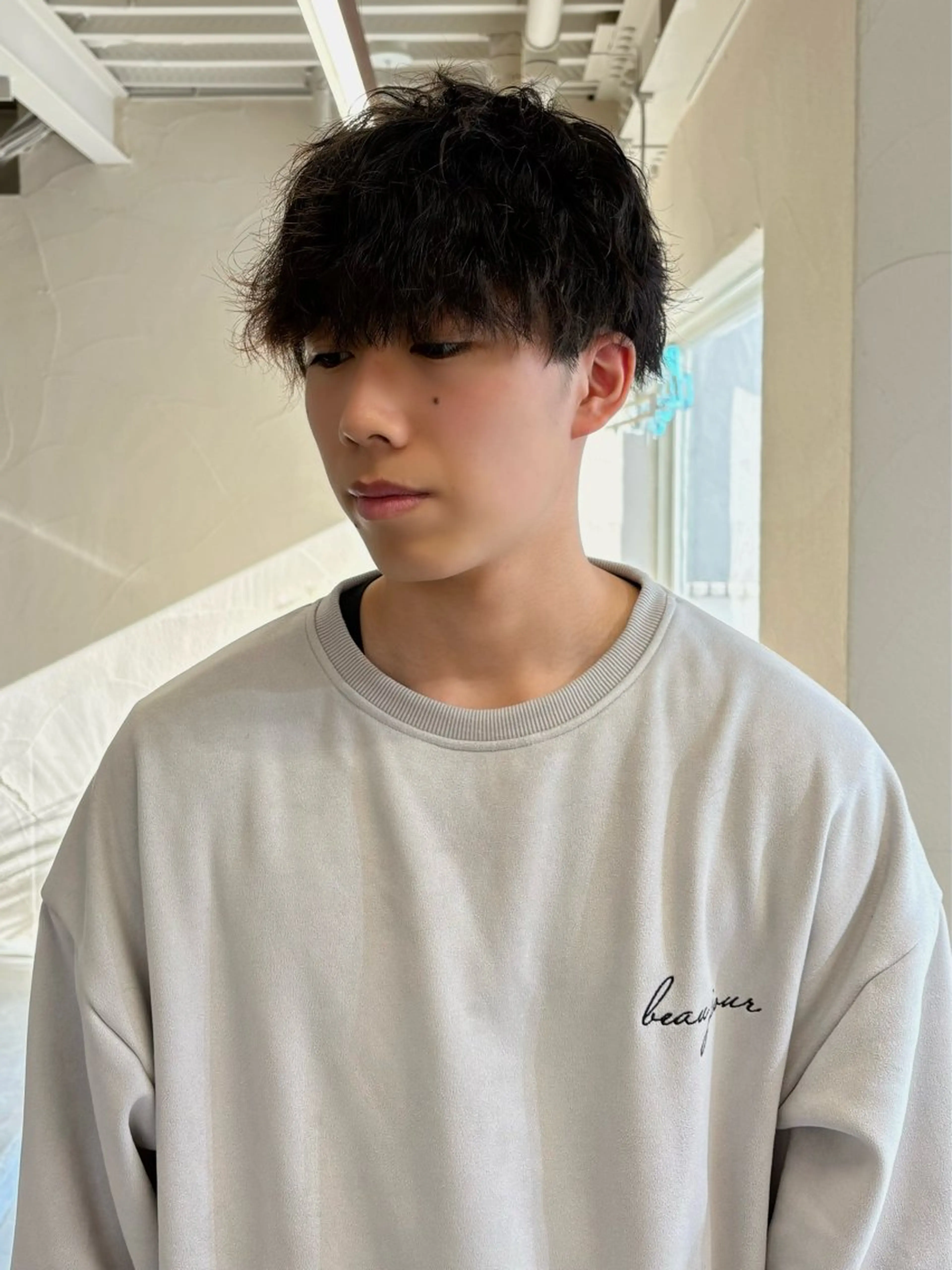 ショート カット パーマ フェザーショート パーマ/RYOTAのヘアスタイル