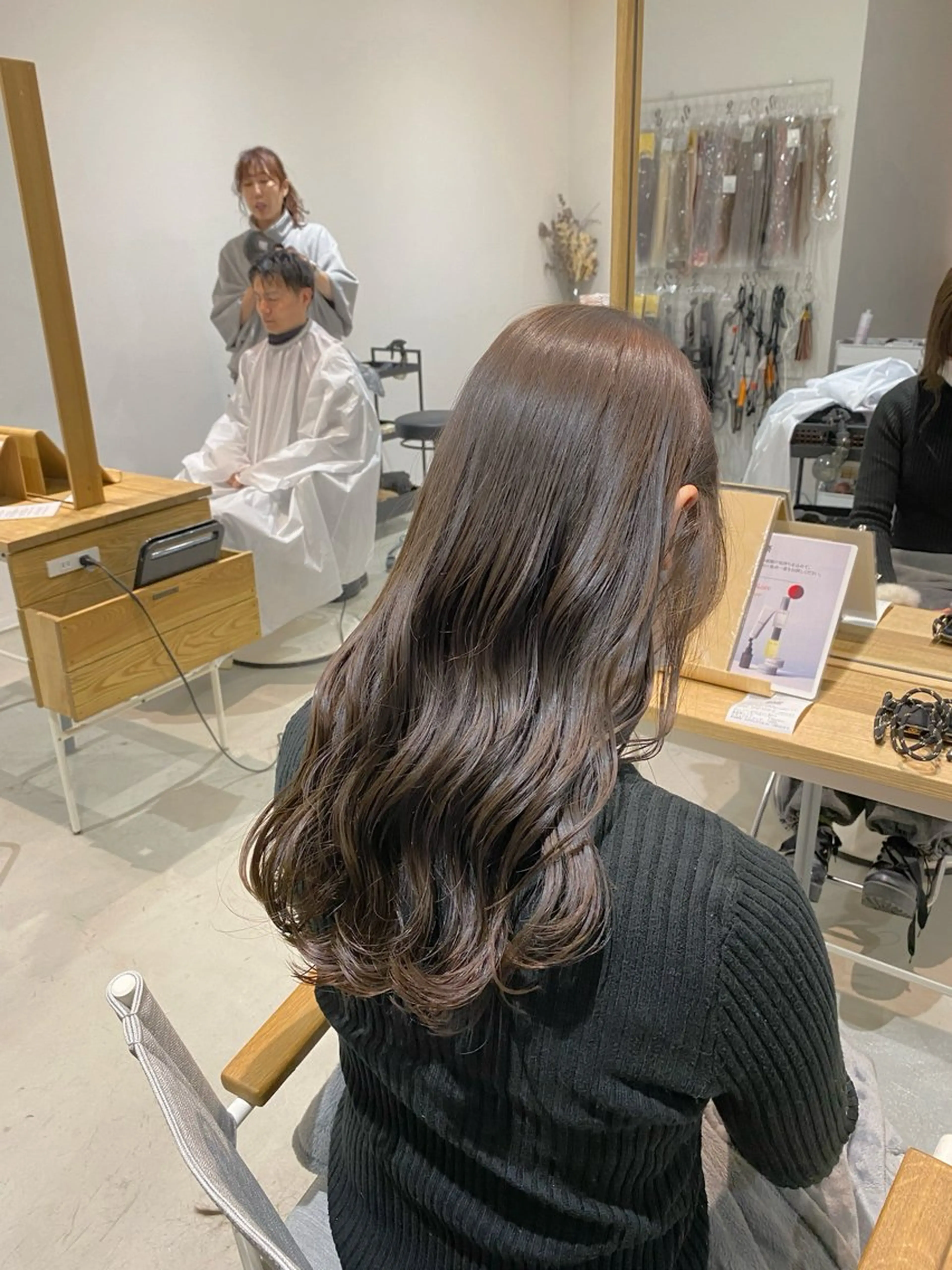 ミディアム カラー yate'/ Wカラー/小出捷也のヘアスタイル