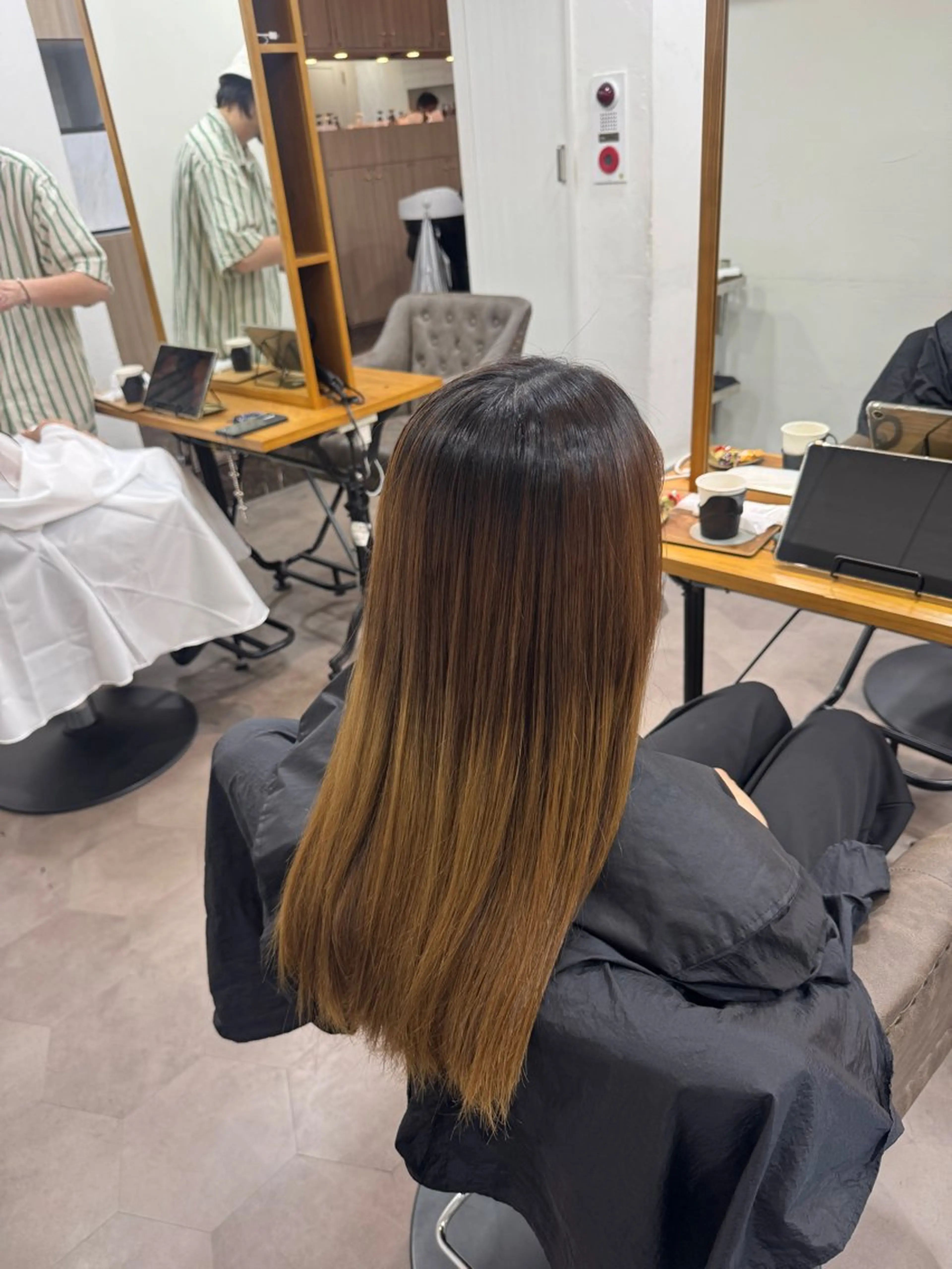 ロング 縮毛矯正 Candy Market [キャンディ　マーケット]所属・🌱縮毛矯正/カラー /🌈りつき🌈のヘアスタイル