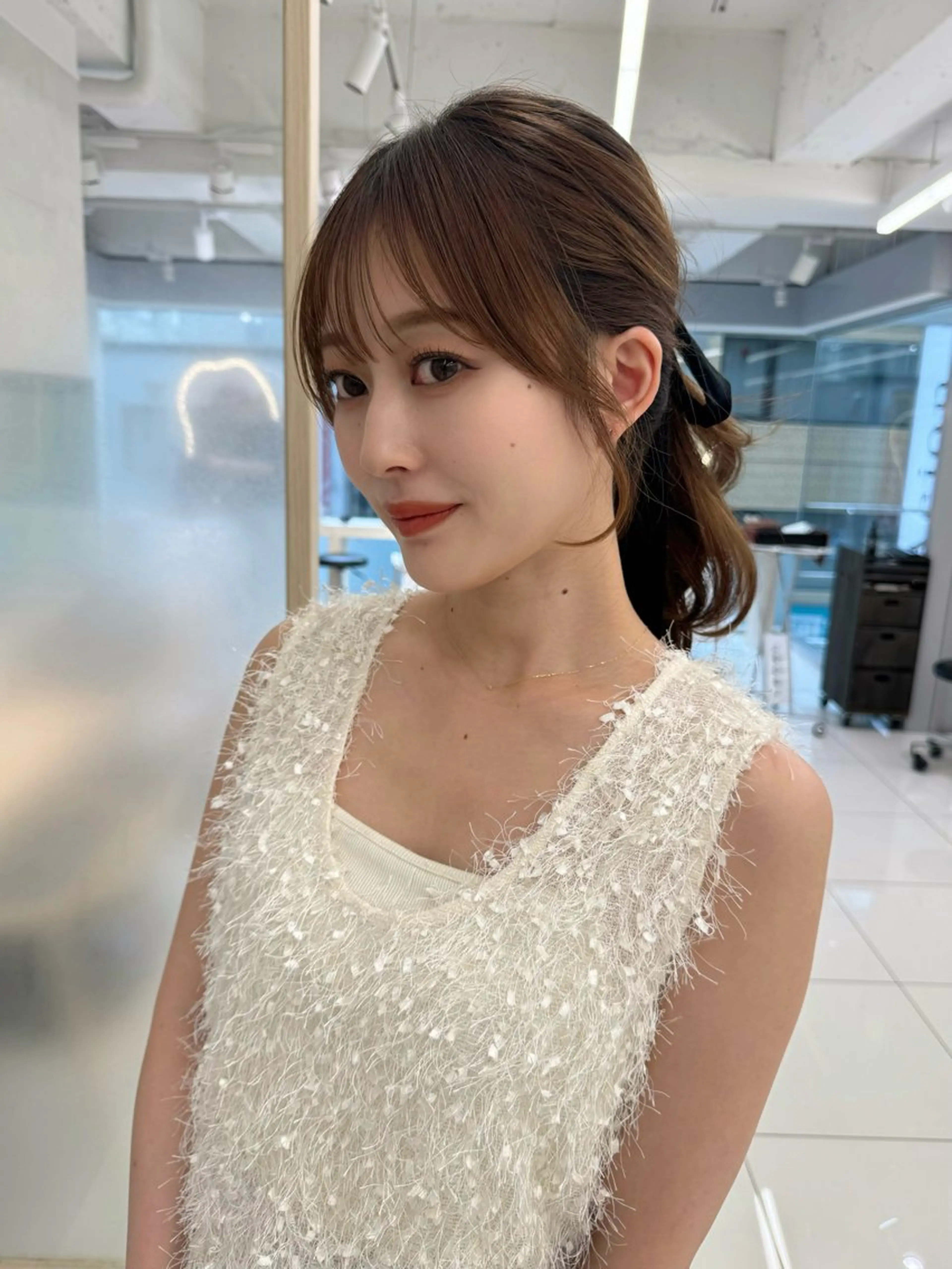 ミディアム 顔周り🇰🇷韓国 レイヤー/いづみ💞のヘアスタイル