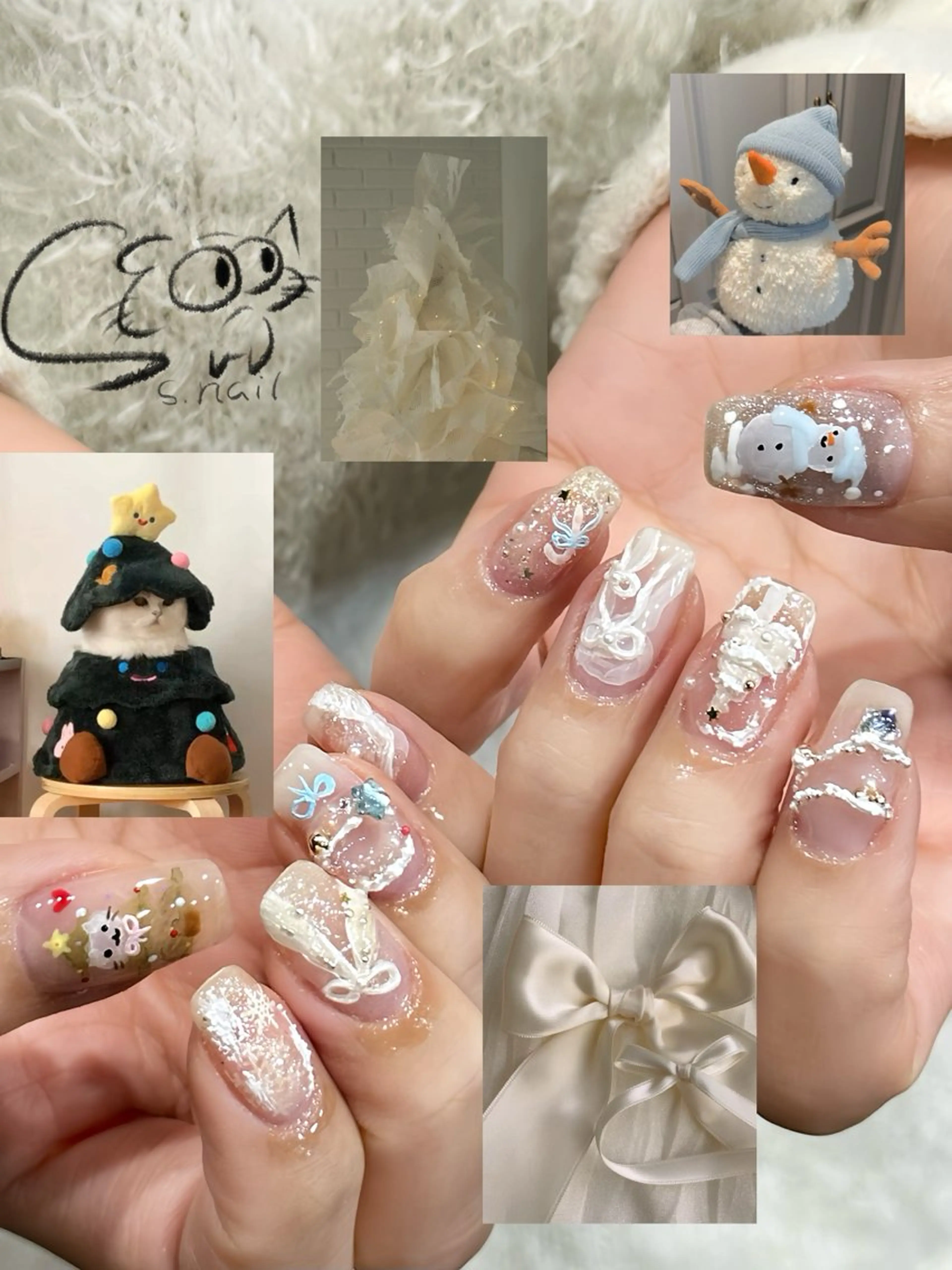 ネイル アートネイル チークネイル フレンチネイル グラデーション マグネットネイル ハンドネイル S.nail所属・S.nail _のネイルデザイン