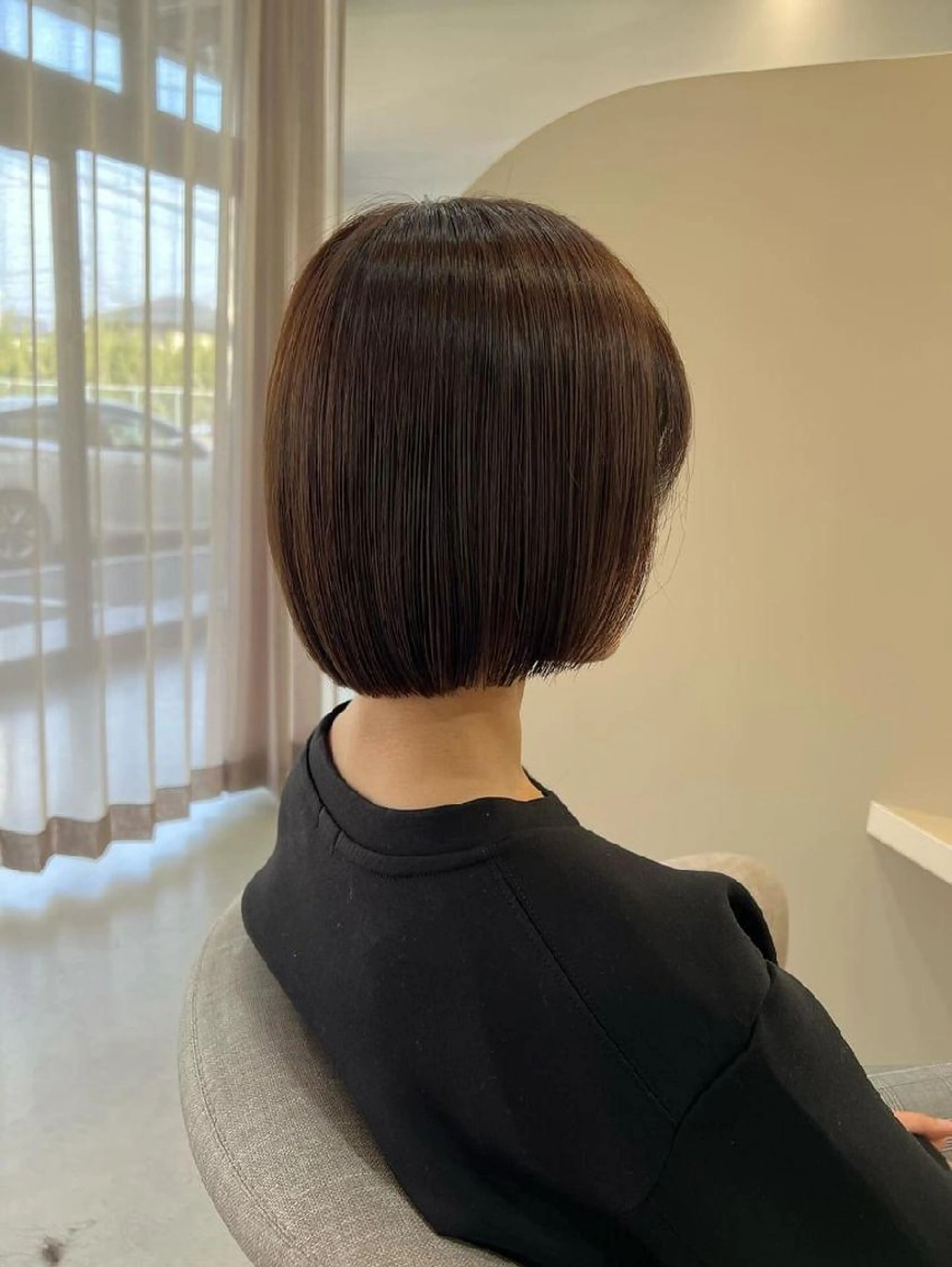 ショート カラー ブラウンカラー ラベンダーカラー ラベンダーブラウン カット ヘアカラー トリートメント ヘッドスパ 廣野 有香のヘアスタイル