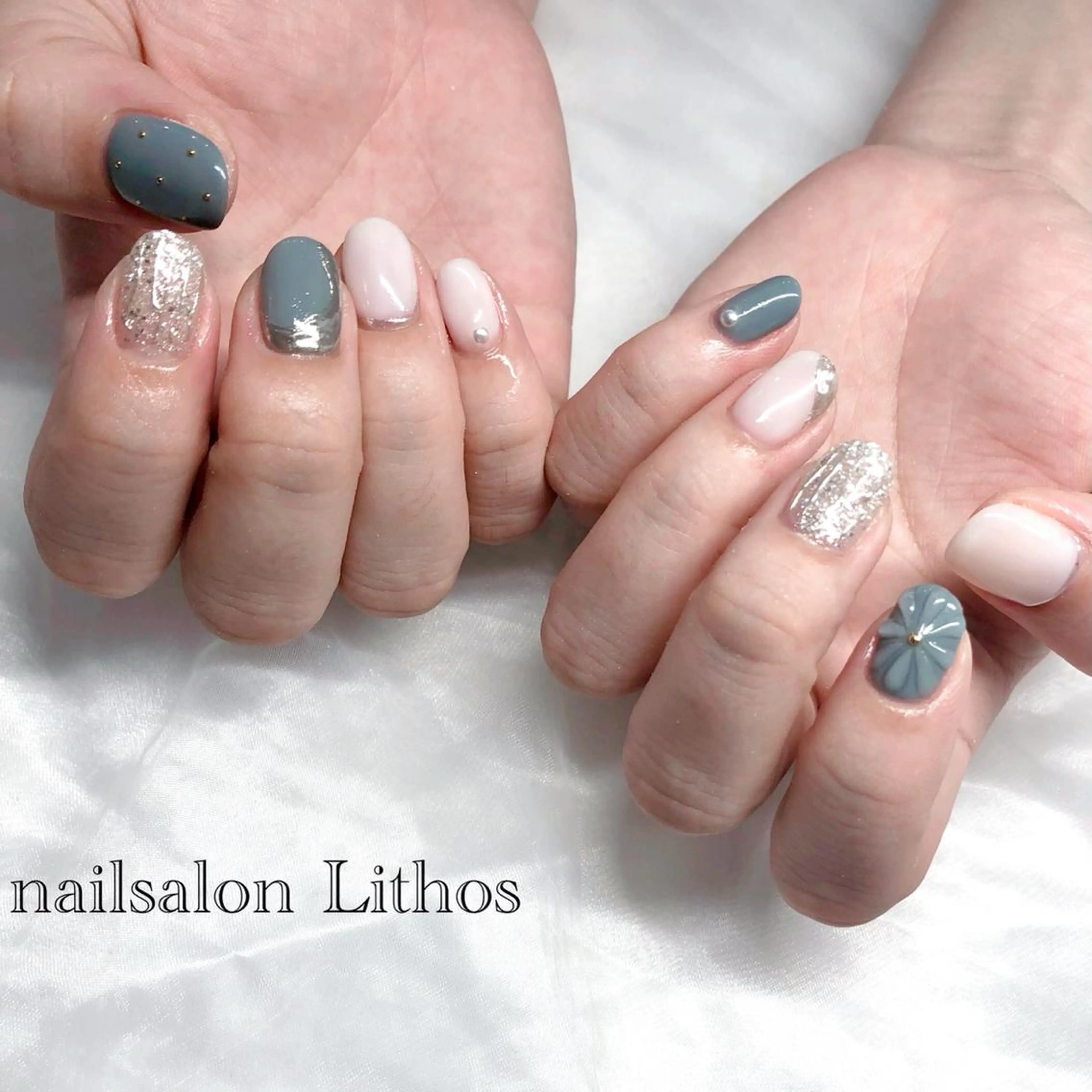 ネイル ハンドネイル nailsalon Lithos所属・nailsalon Recontreのネイルデザイン