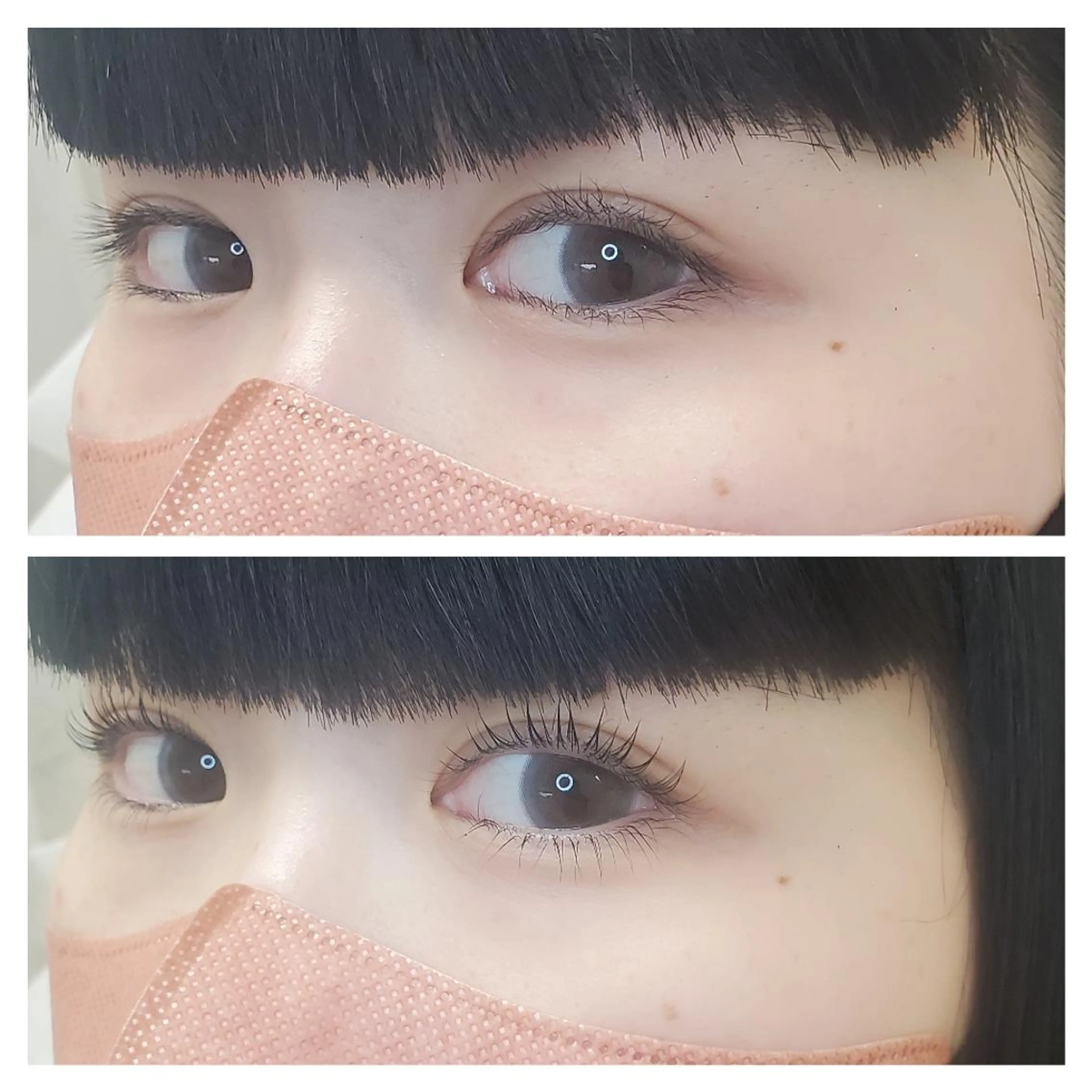 マツエク・マツパ 下まつげエクステ 一重×まつ毛パーマ Crescent Eye Yuiのマツエク・マツパデザイン