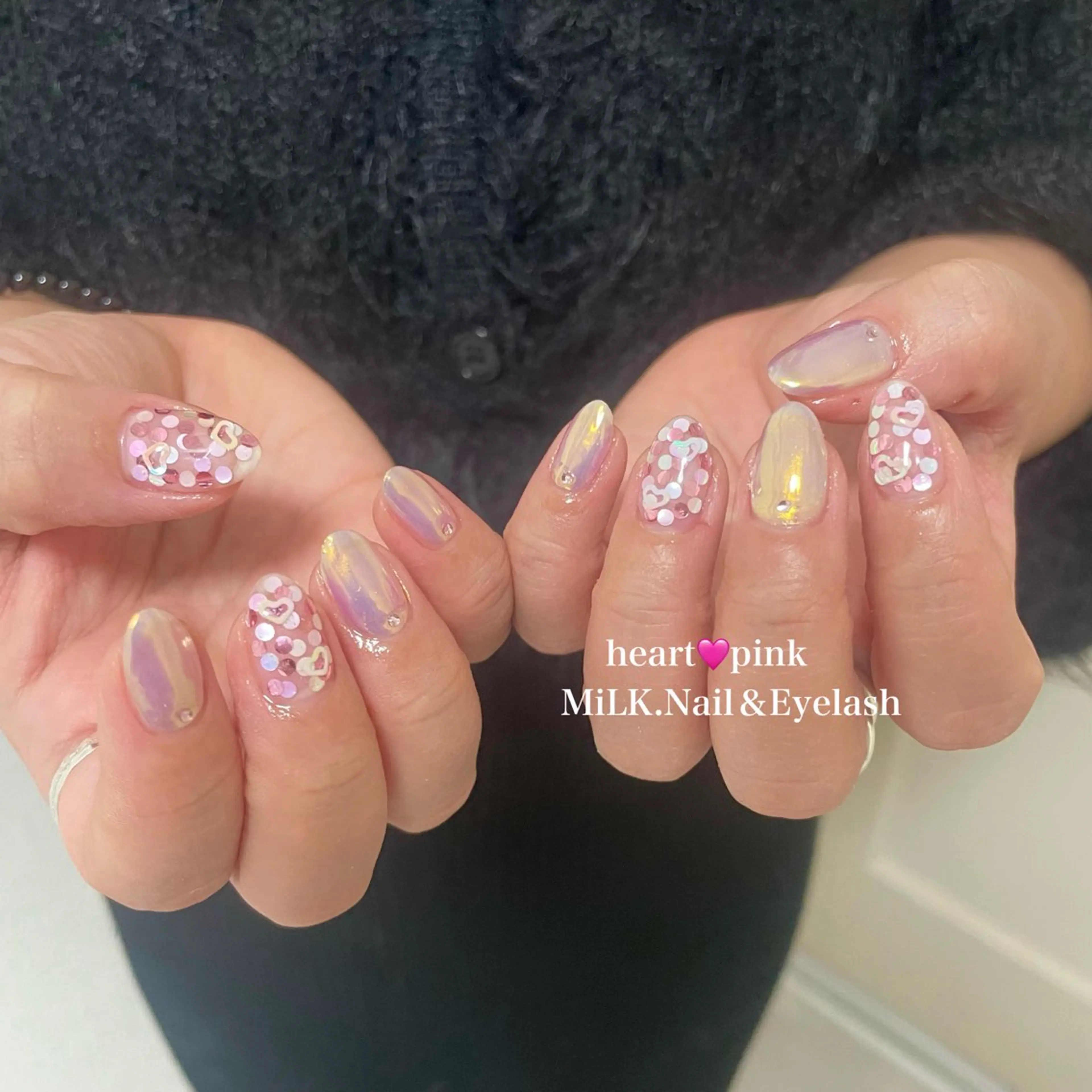 ネイル ハンドネイル MiLK.   Nail&Eyelash所属・MiLK. wakaのマツエク・マツパデザイン