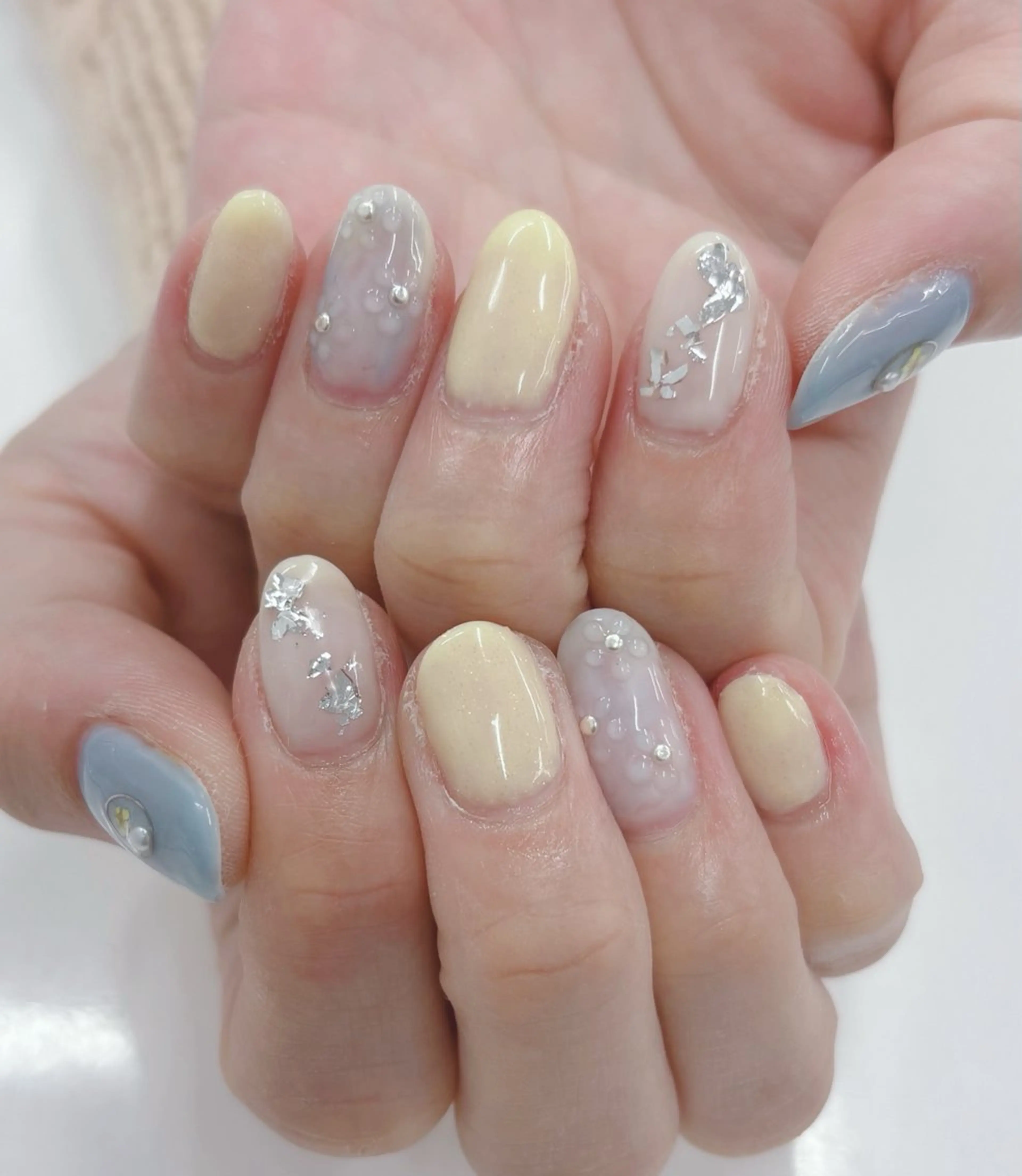 ネイル ぷっくりネイル ハンドネイル 宮嶋 邦佳のネイルデザイン