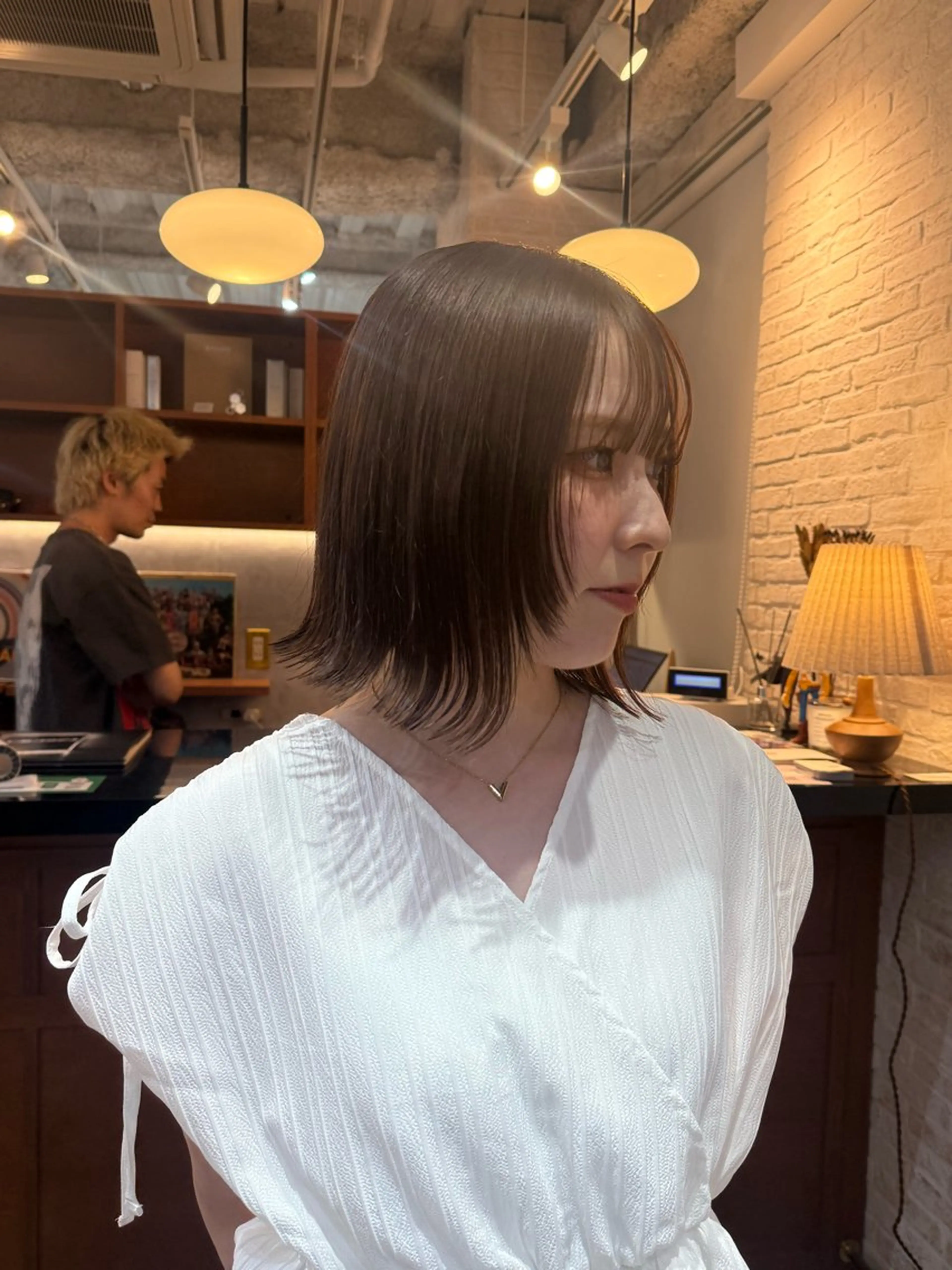 ショート カラー ai カットモデル募集中のヘアスタイル