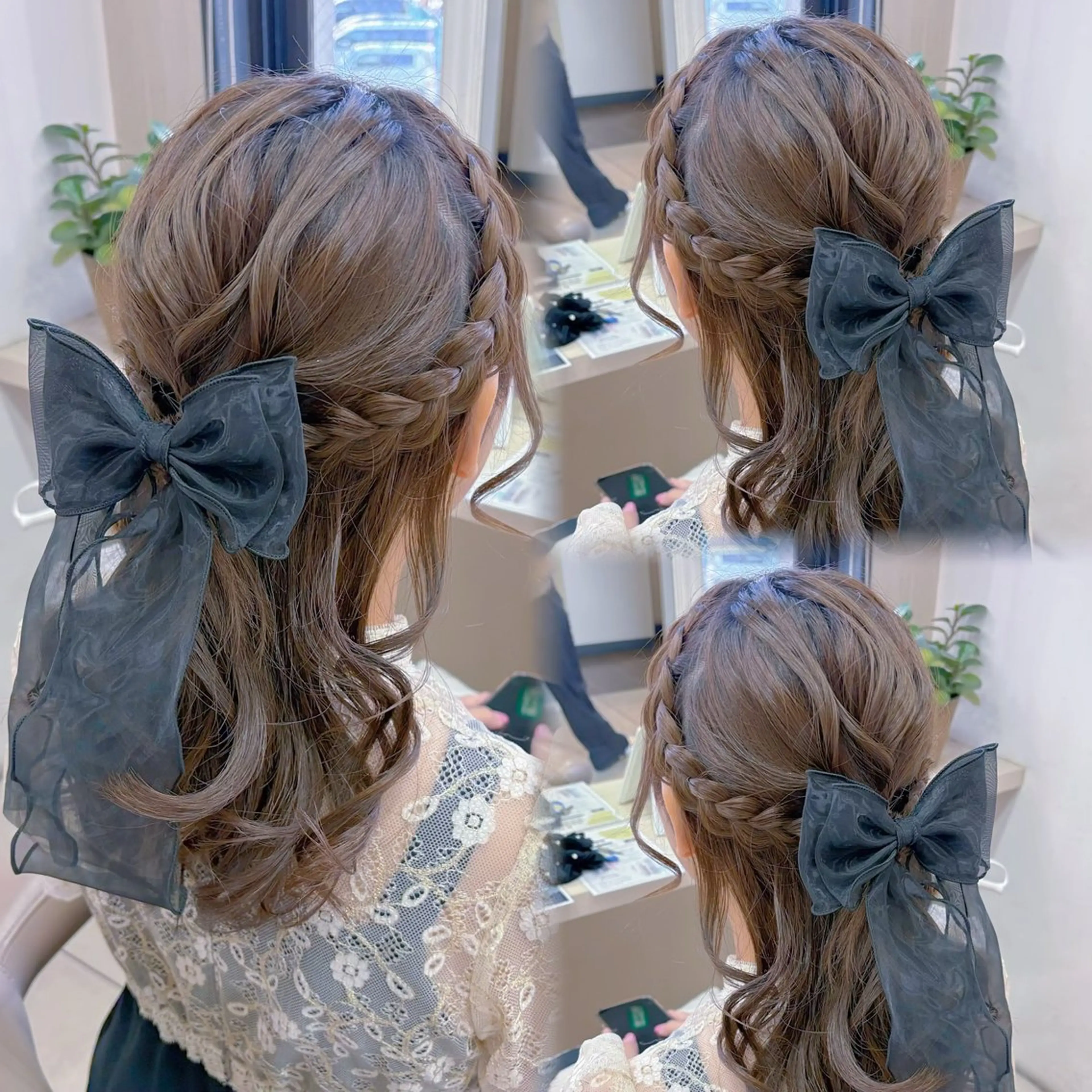 ロング ヘアセット 💙mai🫧 縮毛矯正・ハイライトのヘアスタイル