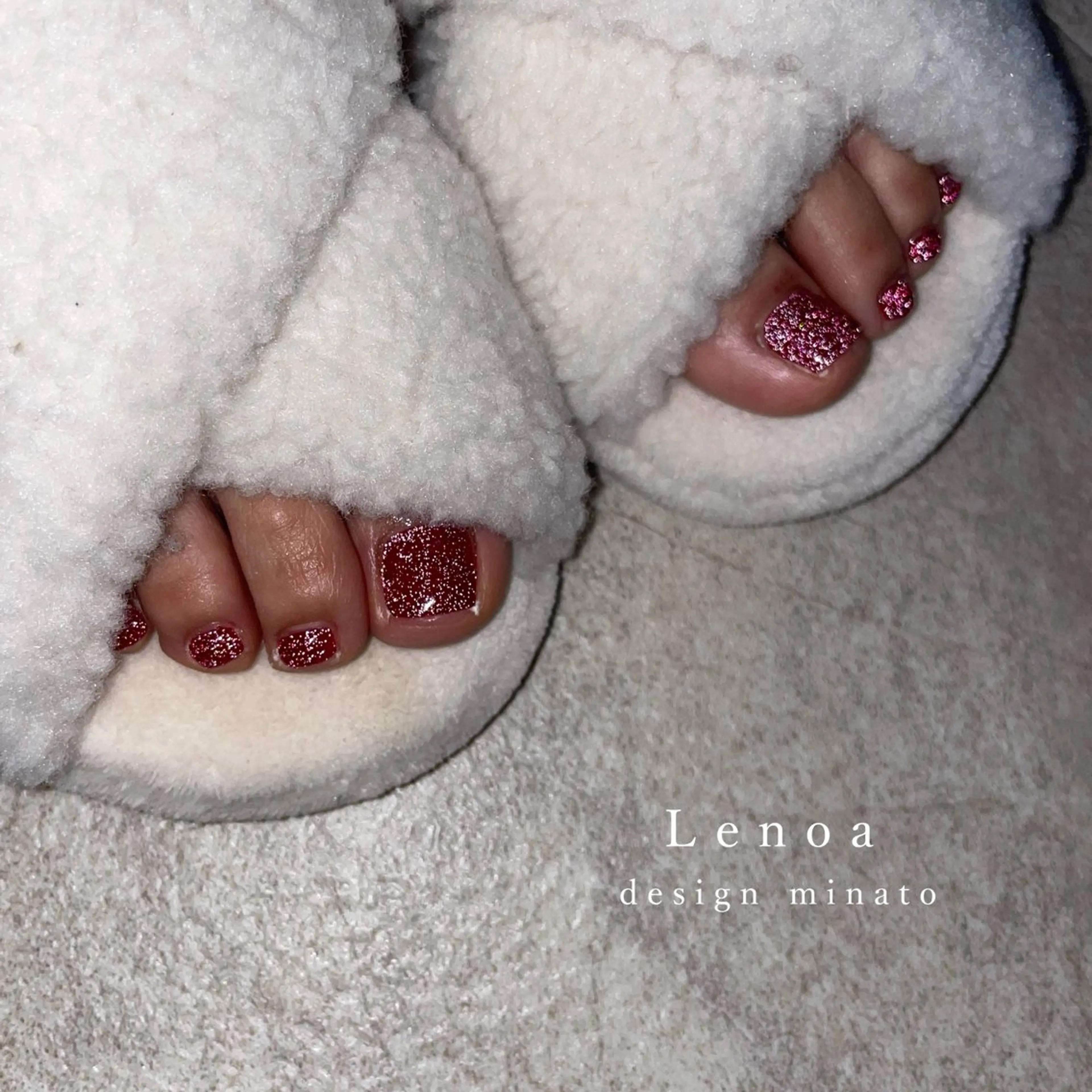 ネイル フットネイル Lenoa minatoのネイルデザイン