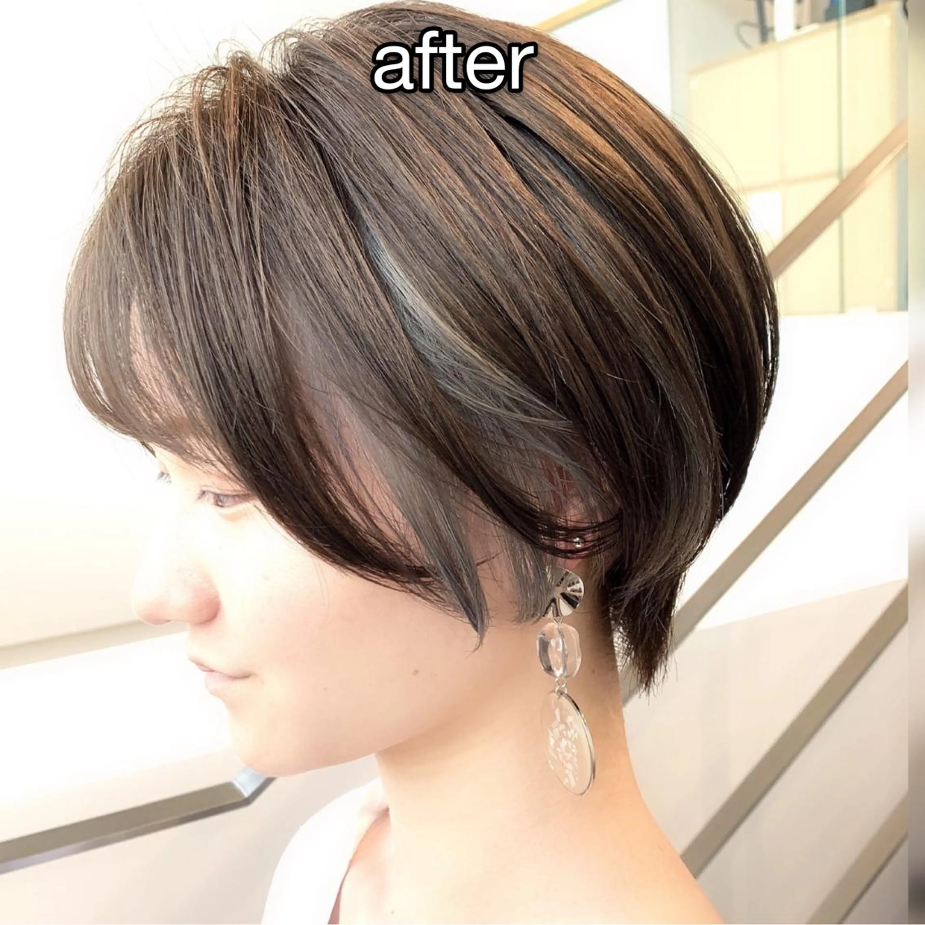 ショート カラー 髪質改善カラー ショートボブ専門のヘアスタイル