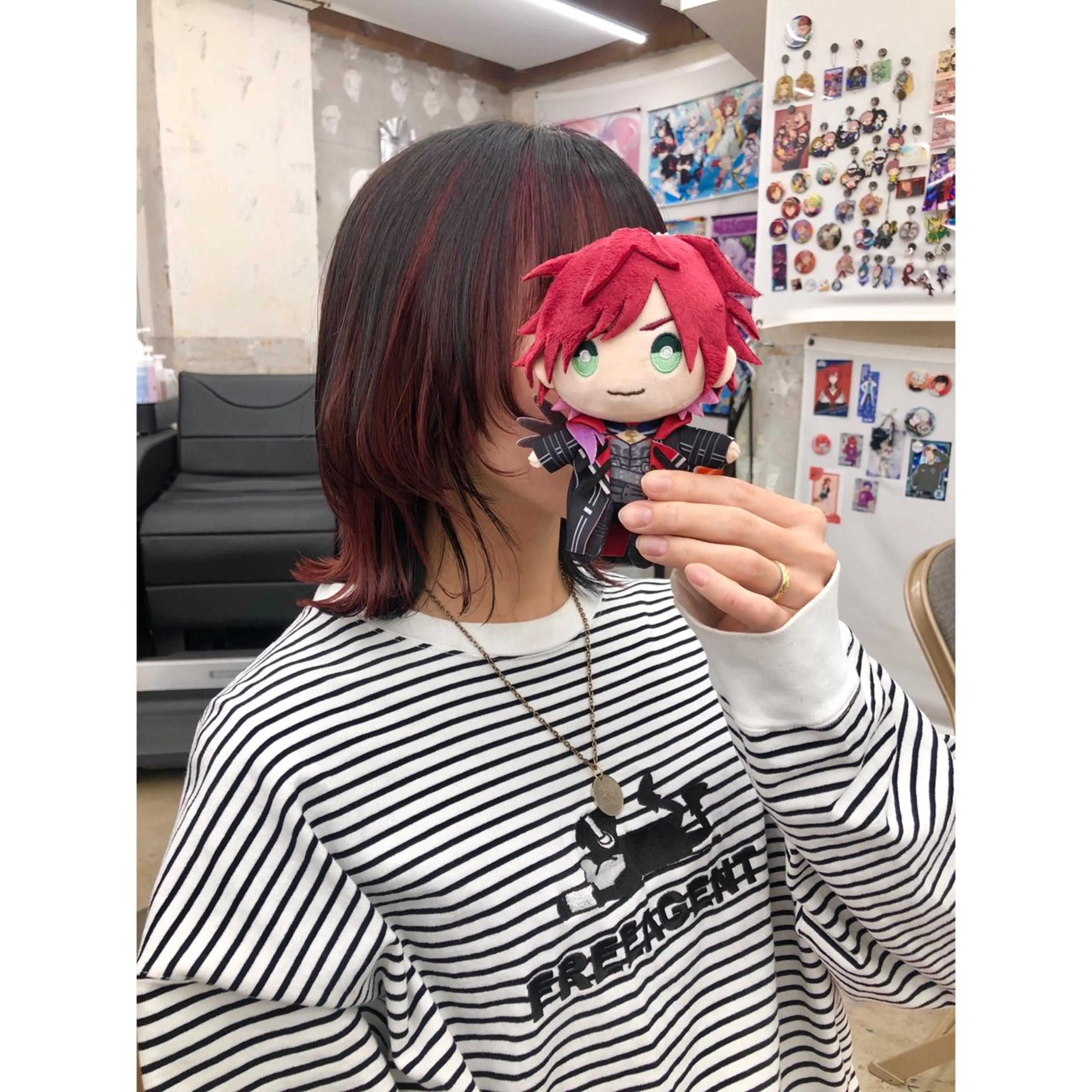 ミディアム カラー 推しカラー✨ オタク美容師ユウカのヘアスタイル