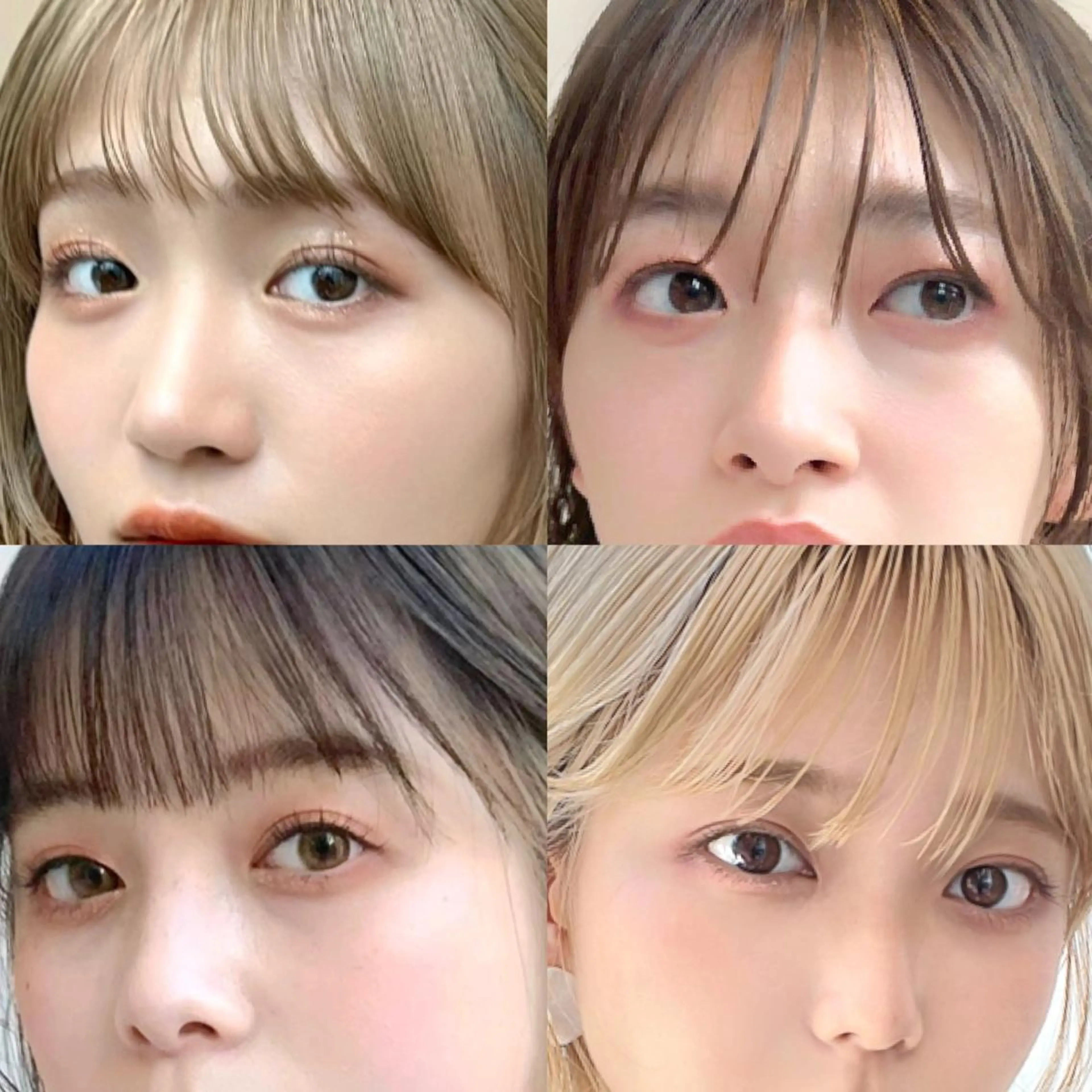 ミディアム カラー グレージュ ボブ カット ヘアカラー トリートメント レイヤー専門家 ダブルカラー修のヘアスタイル