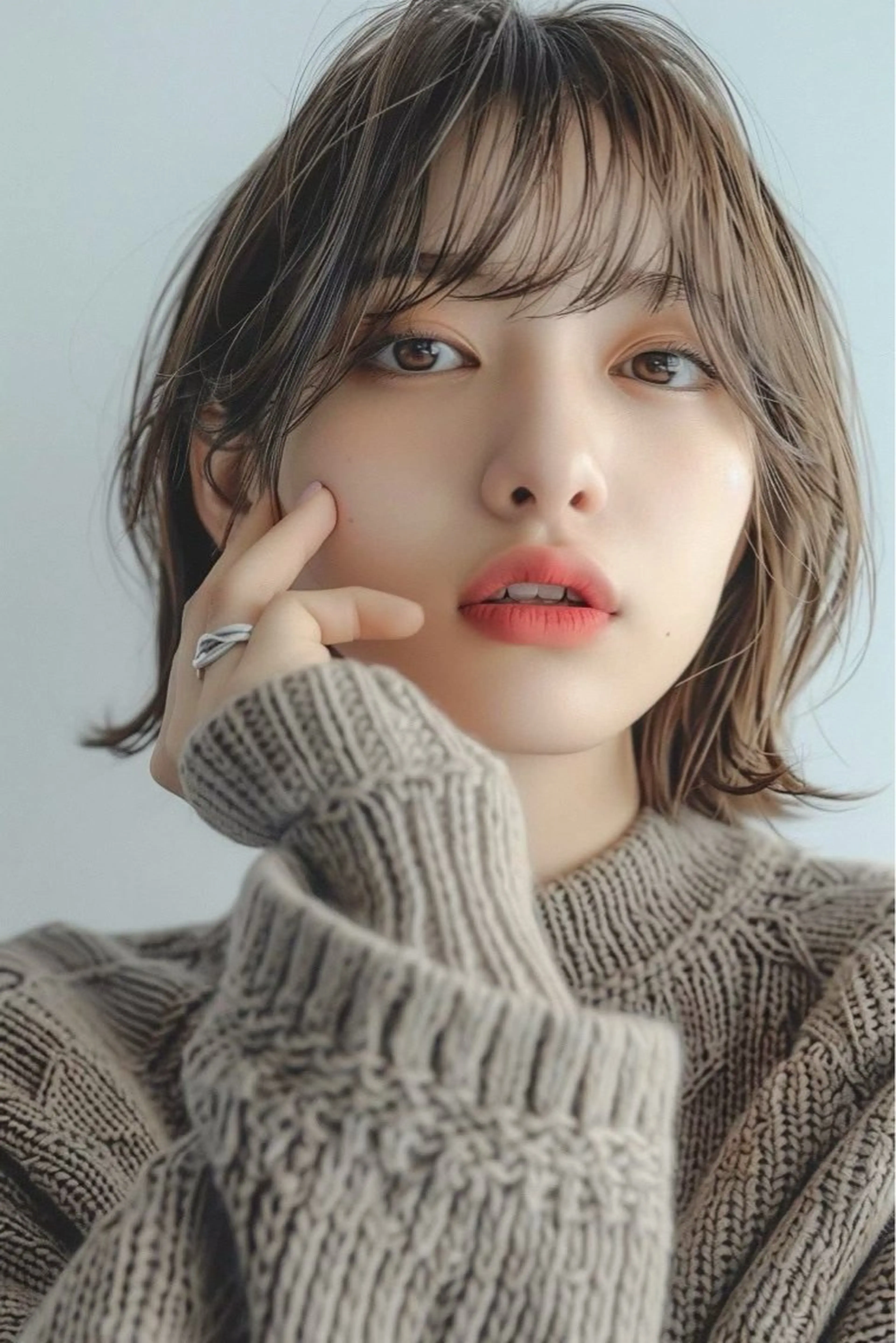 ショート カット ヘアカラー トリートメント 最新ケアカラー 髪質改善YUTOのヘアスタイル