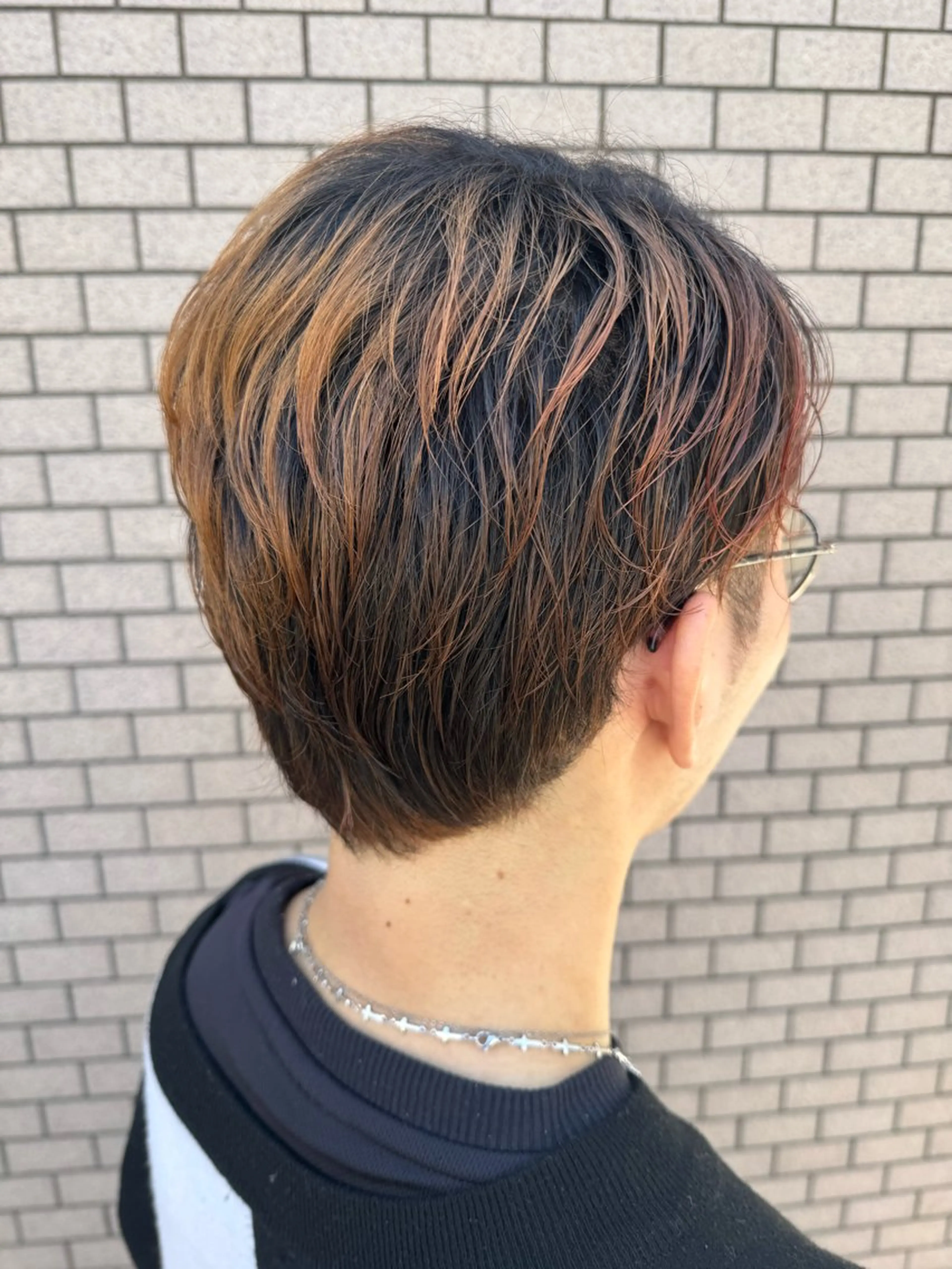 ショート メンズ カット パーマ/ハイトーン /吉田眞のヘアスタイル