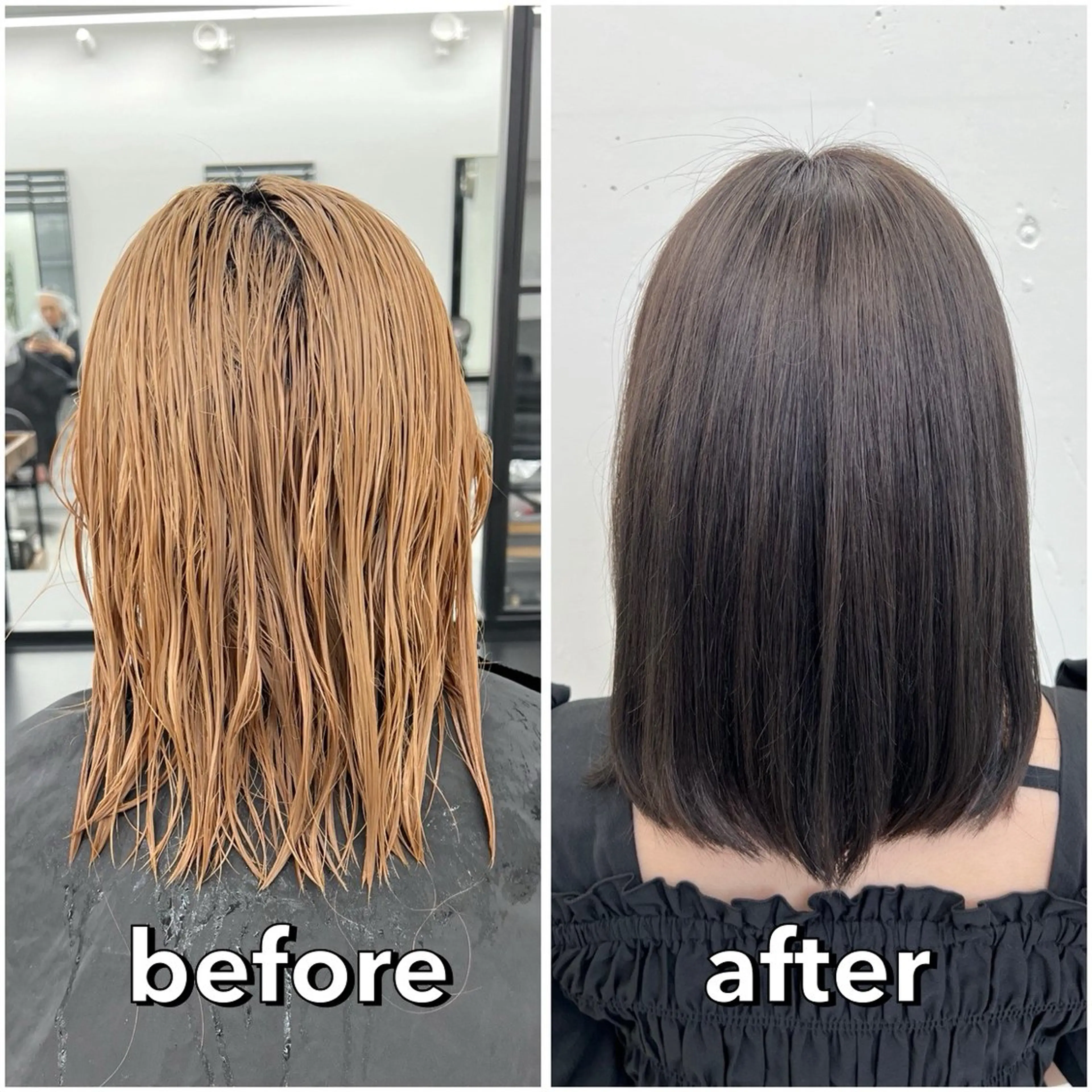 ミディアム カラー トリートメント あすか JILLSTUDIOのヘアスタイル