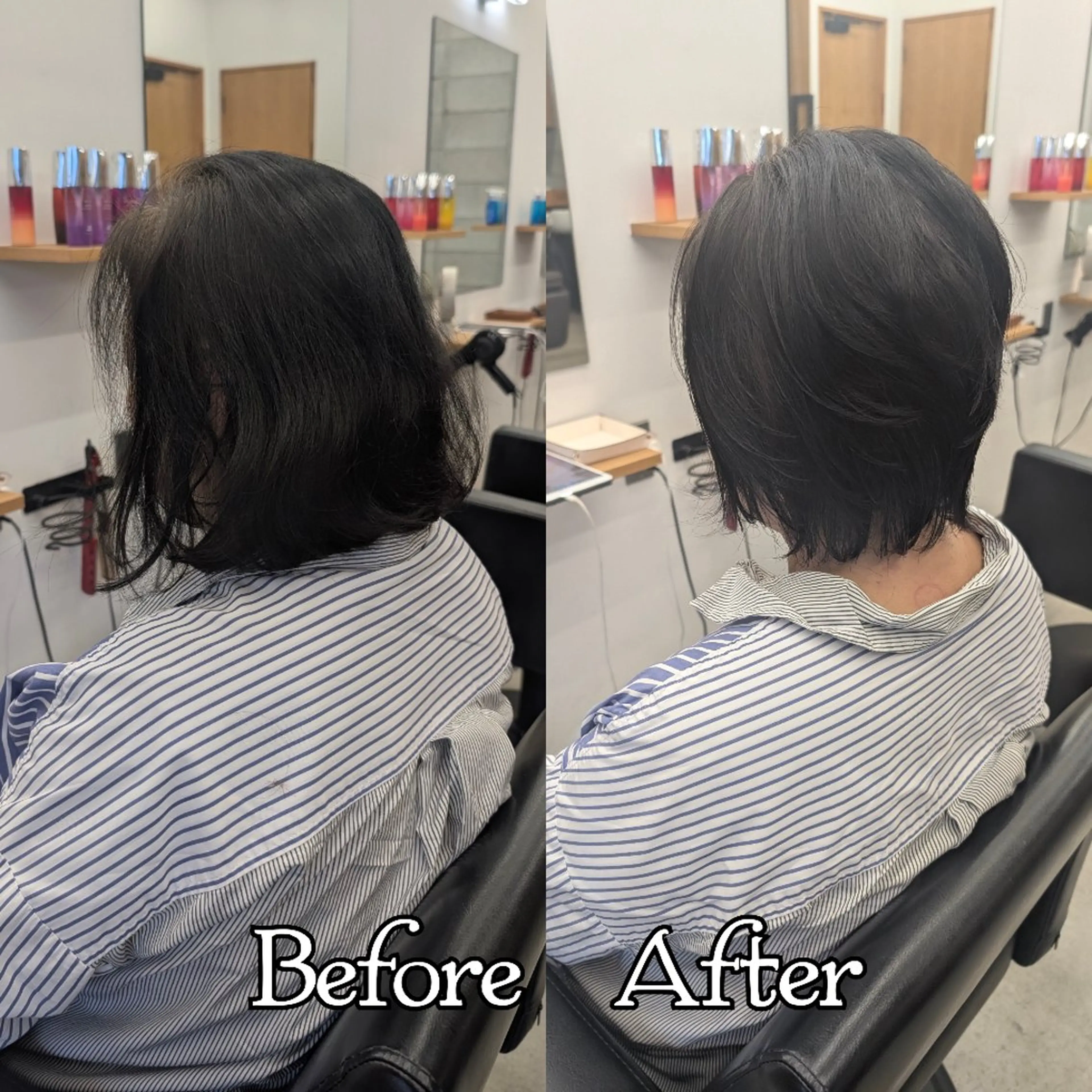 ショート カラー ボブ ショートヘア カット ヘアカラー トリートメント R hair🧡 伊藤美和🤎のヘアスタイル