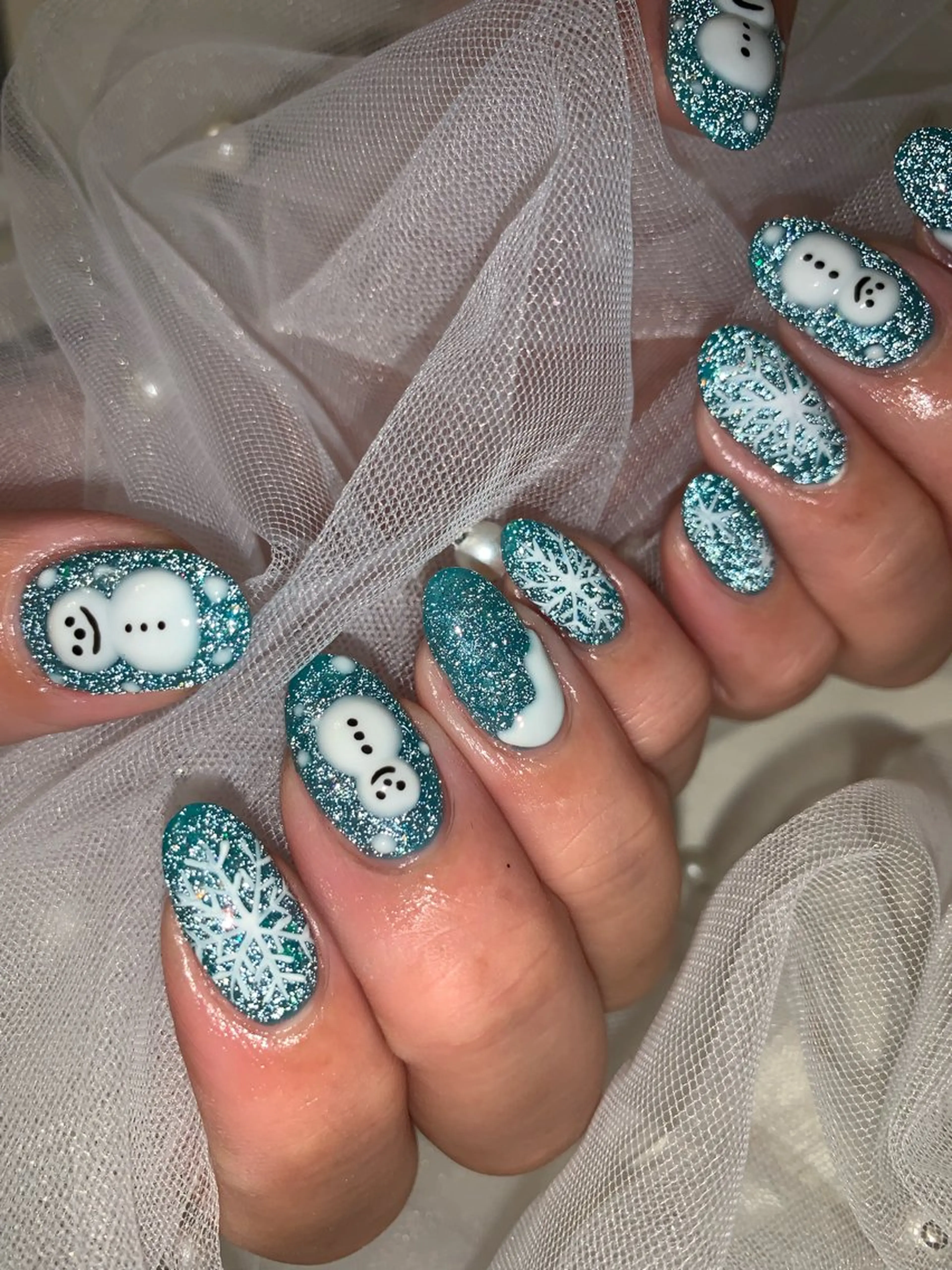 ネイル 持ち込み ハンドネイル フットネイル Yuwabi Nail所属・Mimore ミモア 水戸のネイルデザイン