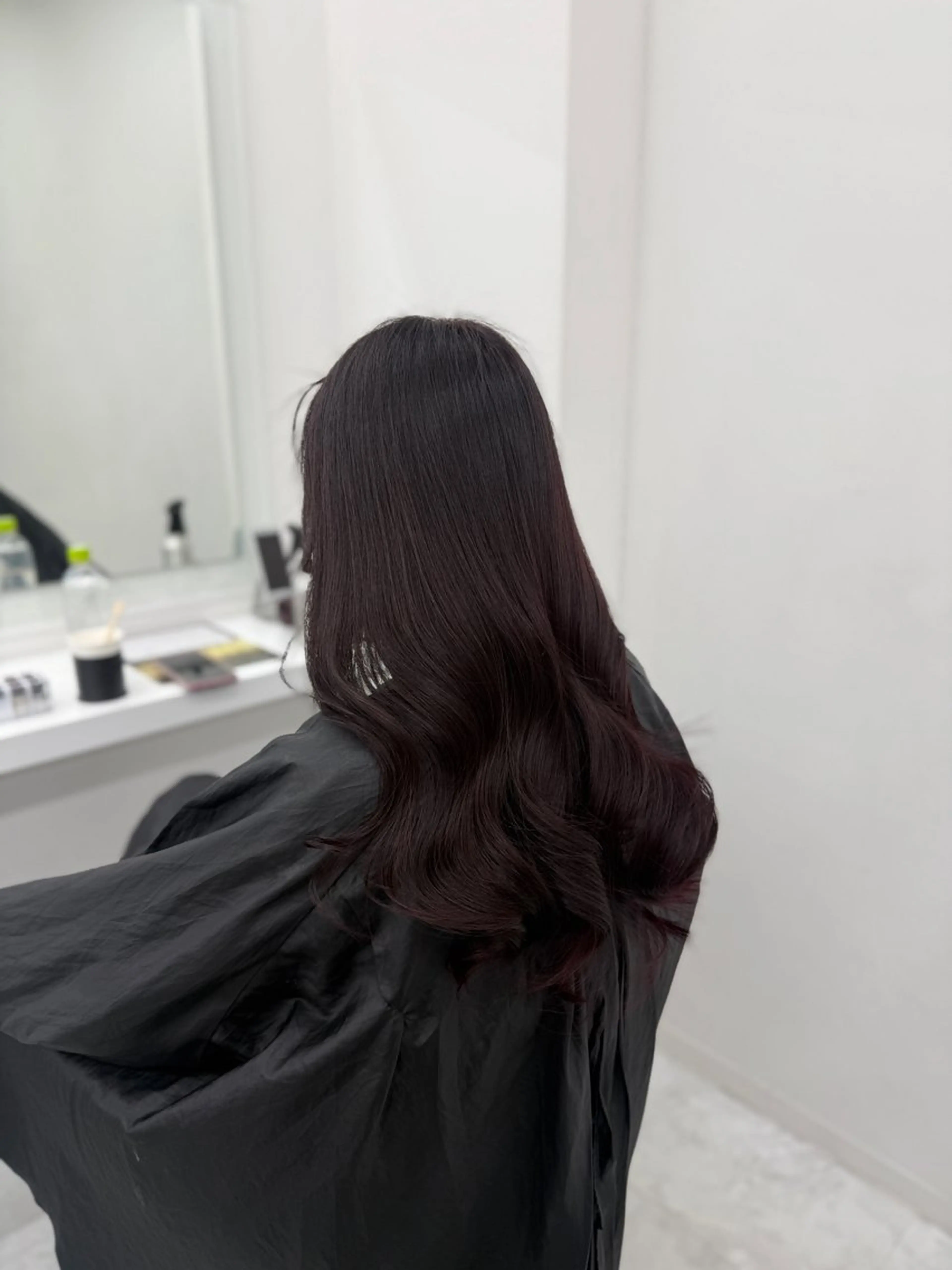 セミロング カラー ヘアアレンジ ラベンダーカラー レッドカラー カット ヘアカラー トリートメント ヘッドスパ ヘアセット 🎀Girly艶髪カ ラー🎀Harukaのヘアスタイル