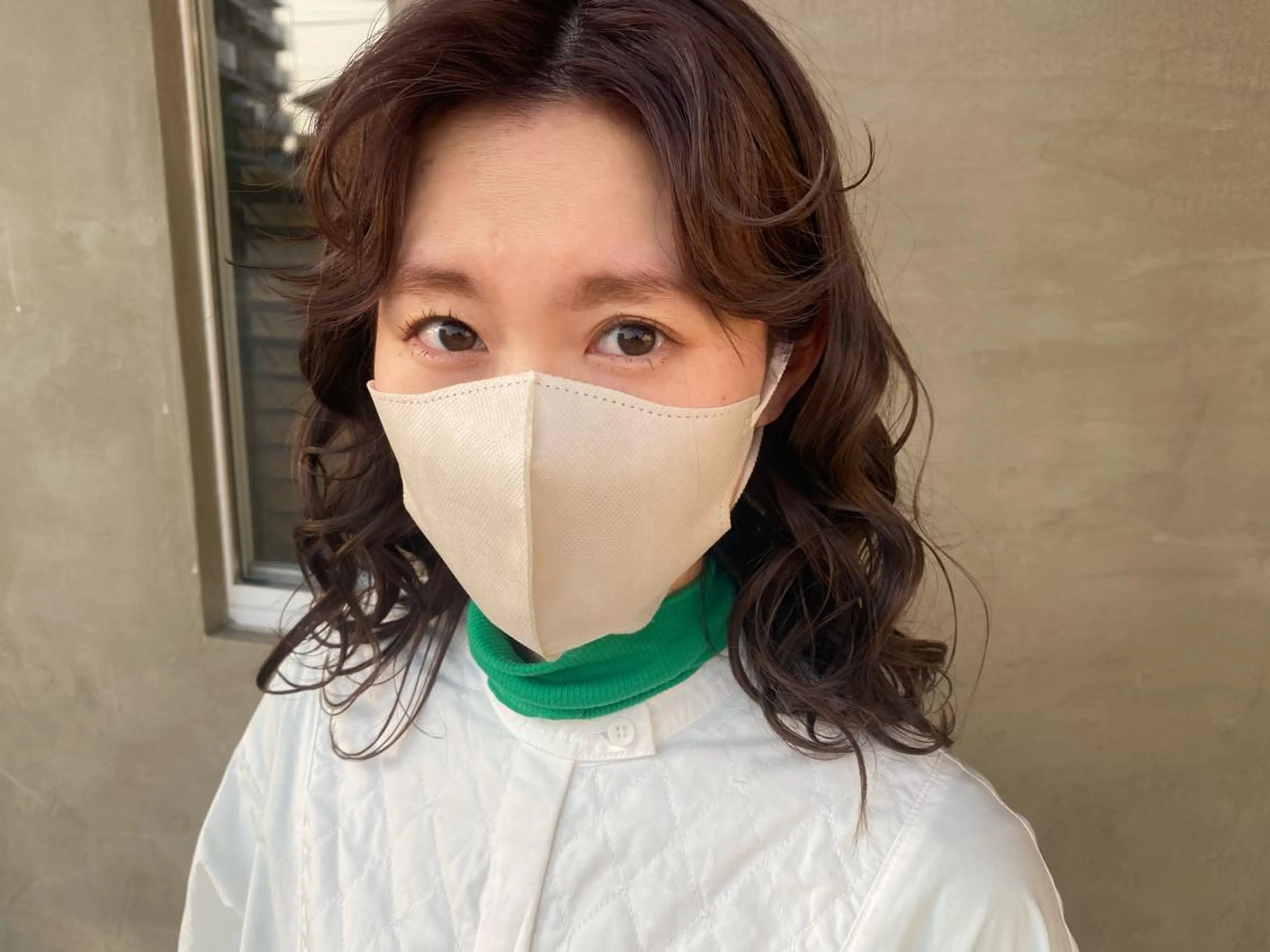 ミディアム カラー ベージュカラー ブリーチ 柔らかカラー🥛 mayucoのヘアスタイル