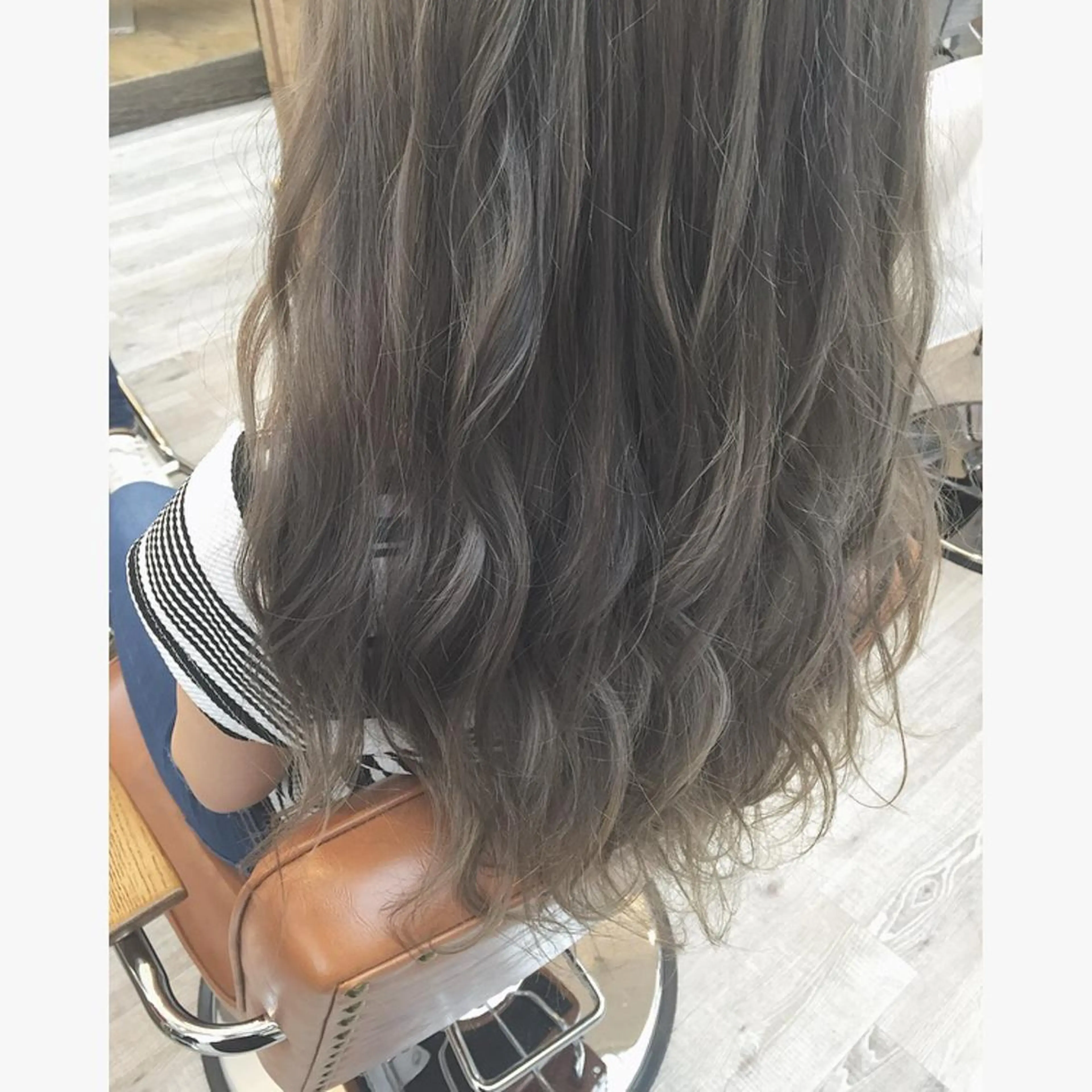 ロング カラー 前髪顔周り✂️店長 ❤️アマミヤ❤️のヘアスタイル