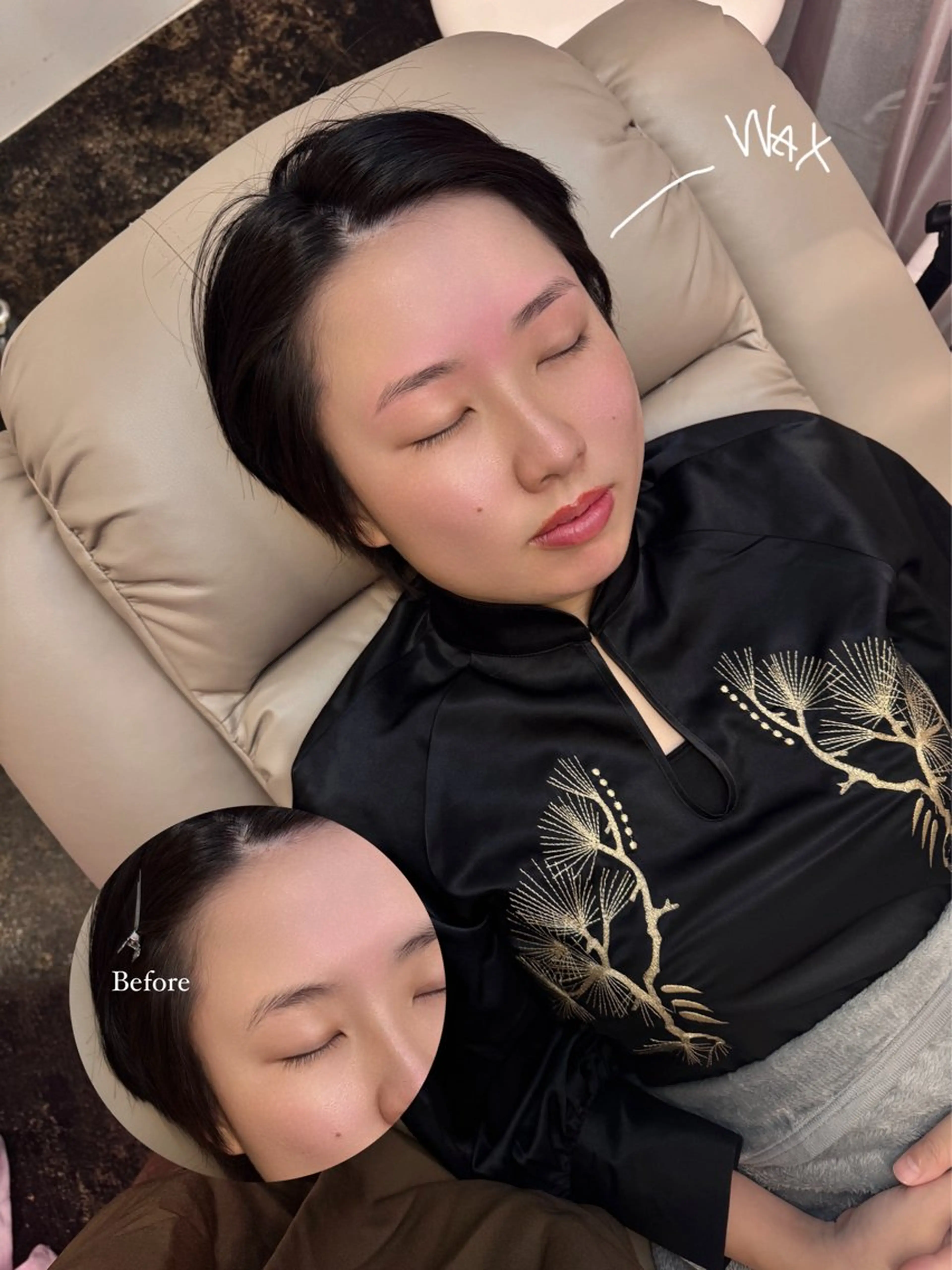 アイブロウ ワックス脱毛 🦋nagisa🦋 メンズ眉毛/並行眉毛の眉毛・アイブロウイメージ