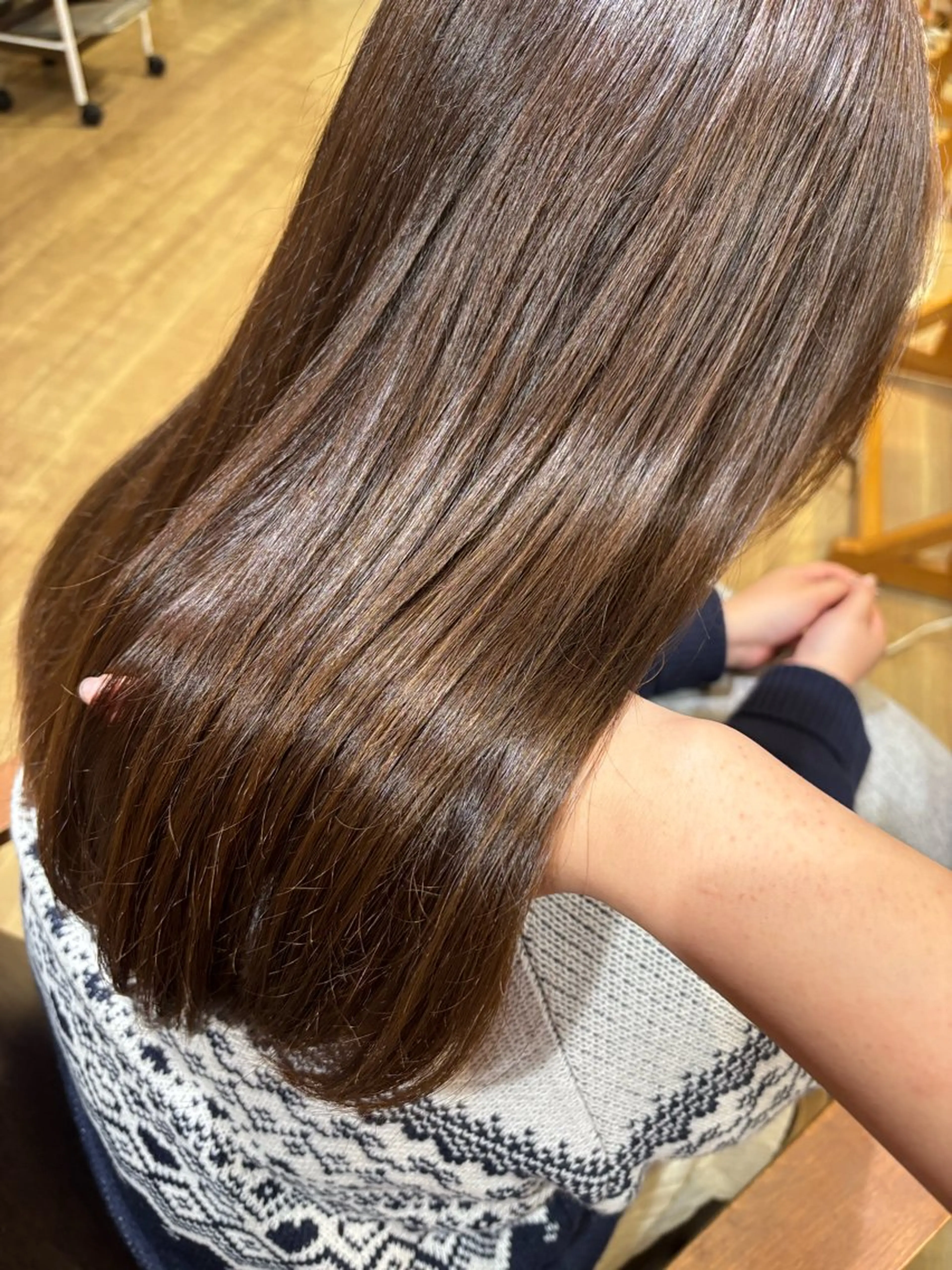 ロング カラー トリートメント カット ヘアカラー トリートメント RINNO🌷艶髪/ 艶カラーのヘアスタイル