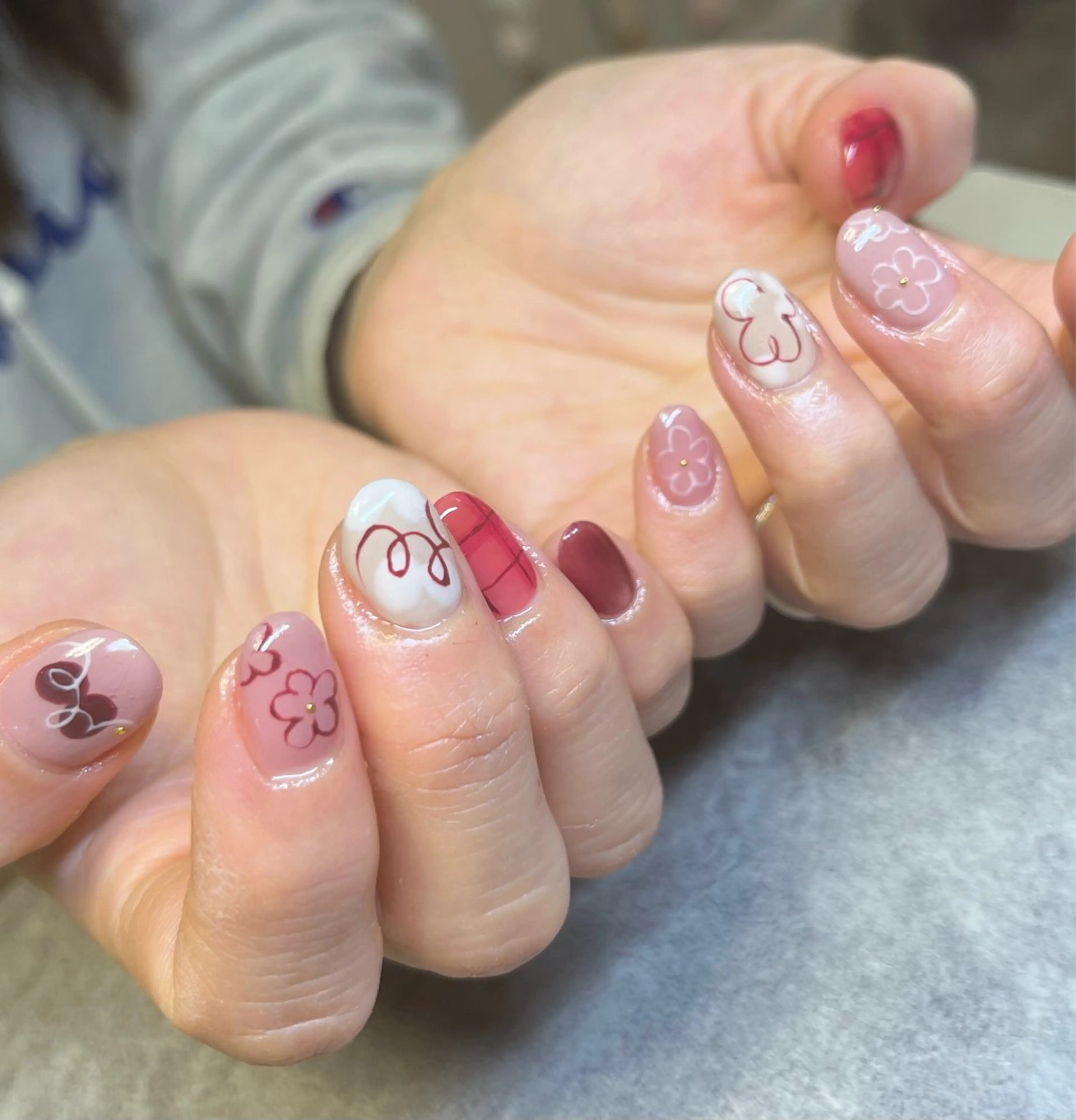 ネイル ハンドネイル Momonails Ayanoのネイルデザイン